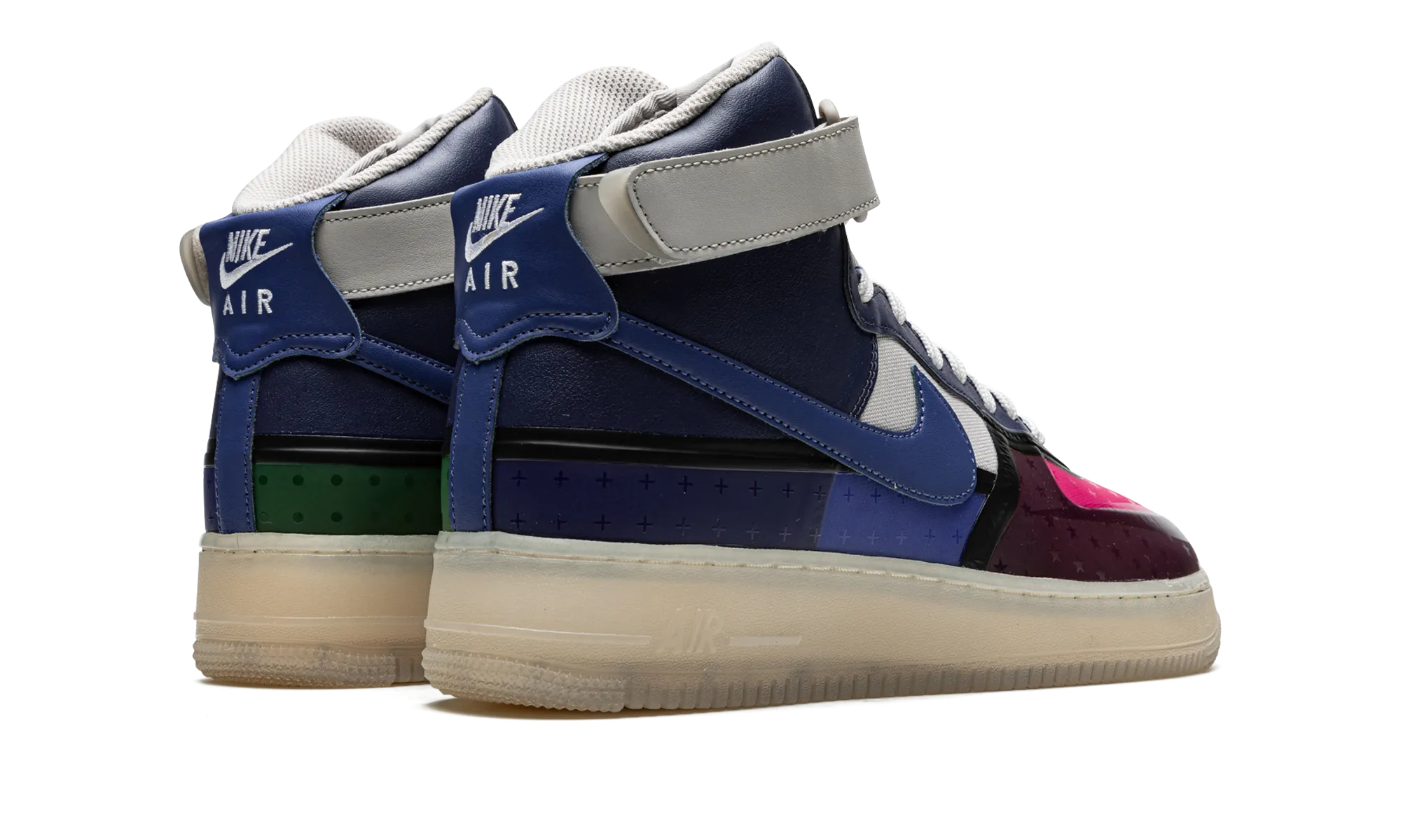 Quick Dry Liner Smooth Landing Air Force 1 High '07 Premium "Thunder Blue Pink Prime"