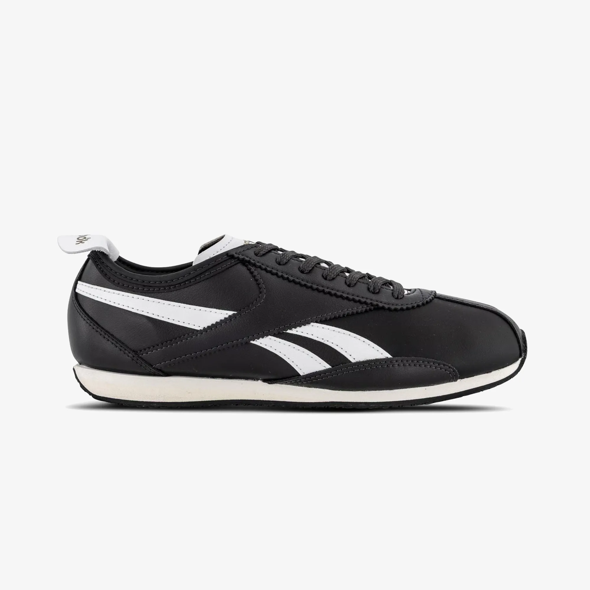Reebok | R400 { WASHED BLACK/CHALK green running shoes