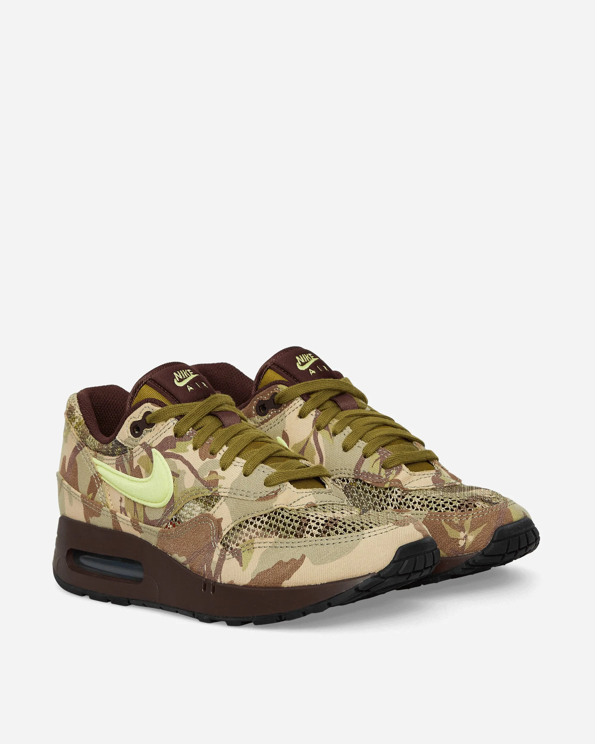 Abrasion Resistant Material Air Max 1 '86 Sneakers Camo / Light Lemon Twist