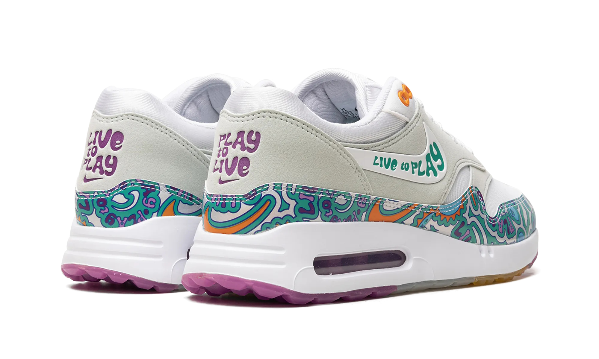 EVA foam 10K shoes Air Max 1 Golf "Play To Live"