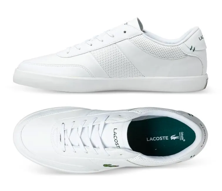 Men's Lacoste Court Master 0120 1 CMA (White) Ultra-soft feel Eco Vibe