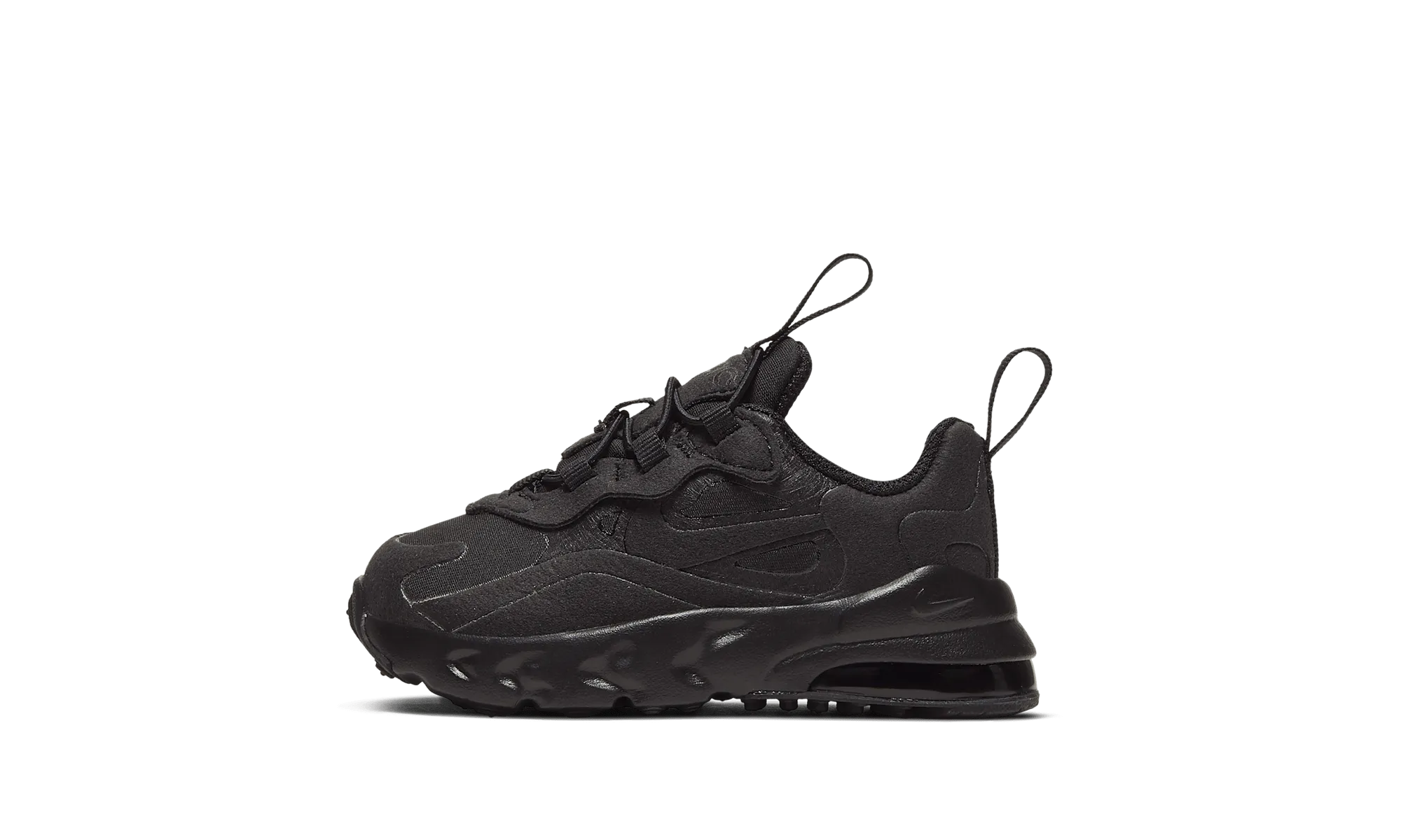 Air Max 270 React TD "Triple Black" sprinter's shoe preference