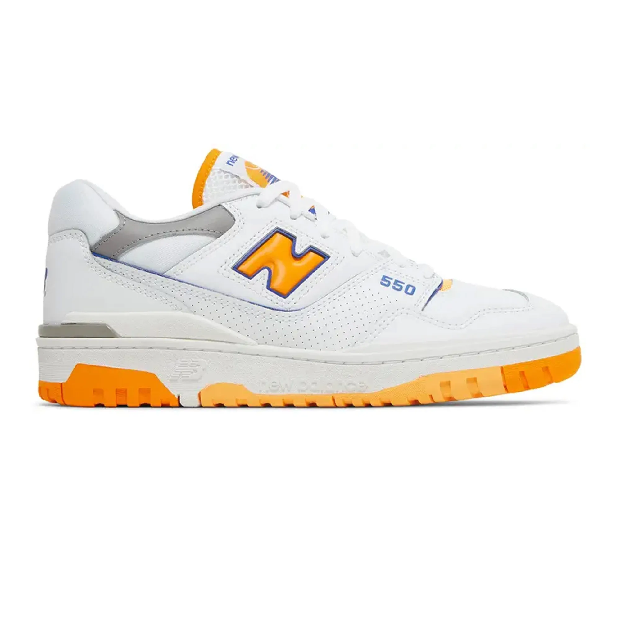 New Balance 550 'White Vibrant Orange' (2022) elastic - lace shoes fast running shoe performance