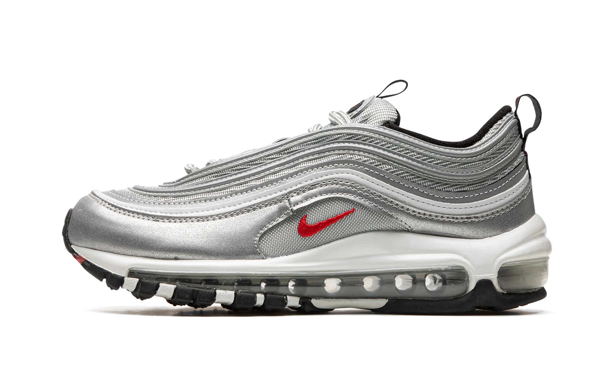 AIR MAX 97 OG MNS WMNS "Silver Bullet" Reliable Performance flexible - sole - feature shoes