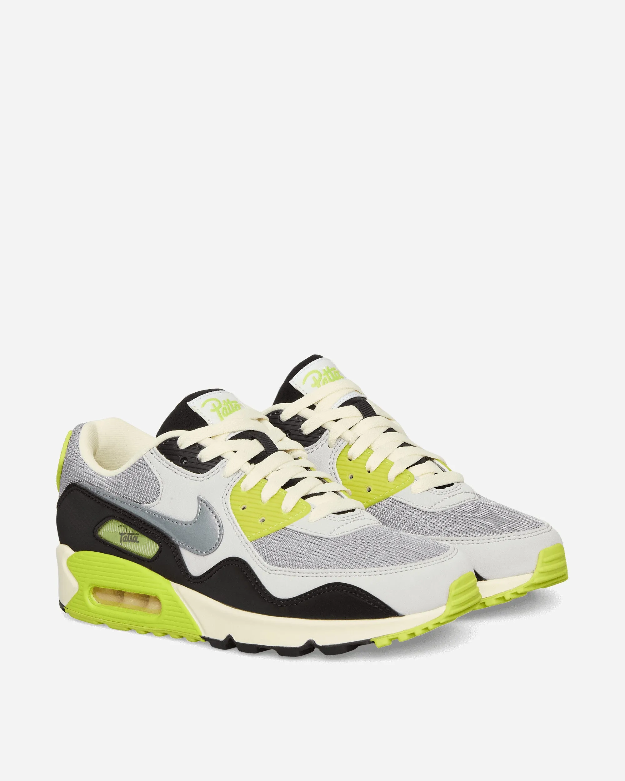Patta Air Max 90 Sneakers Cyber / Particle Grey slim fit