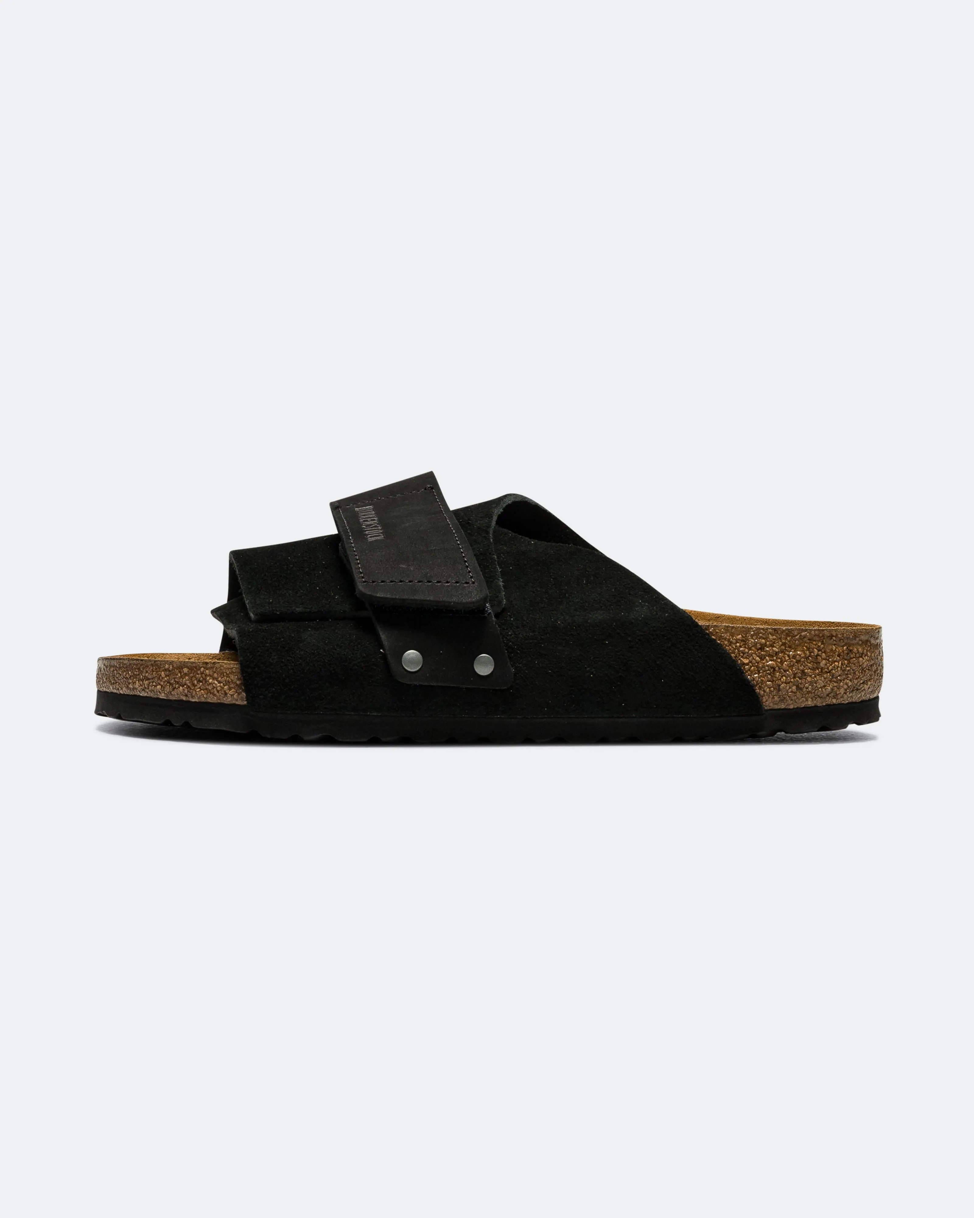 Kyoto - Black Suede/Nubuck Leather All-Day Sandals Timeless Comfort