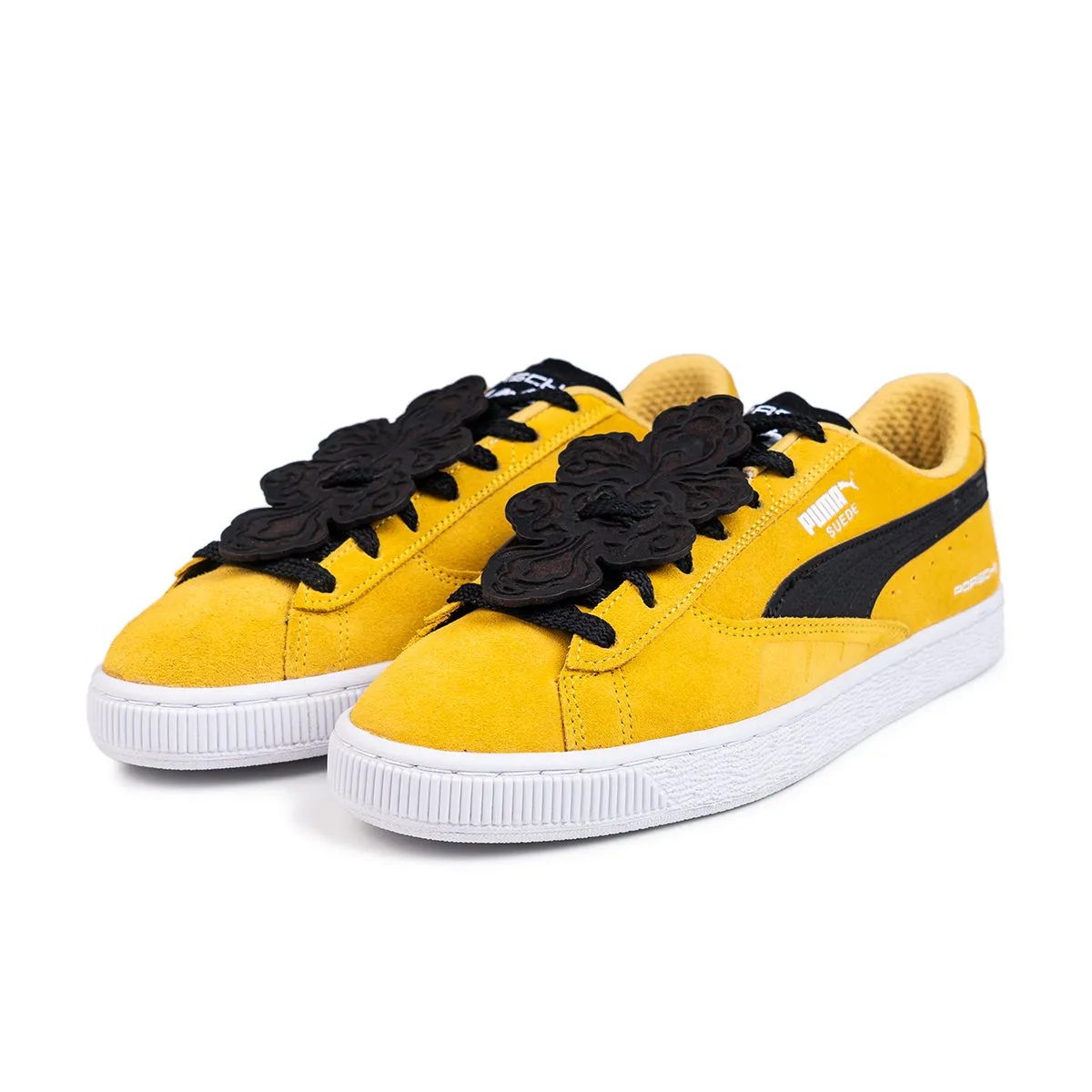 Geometric Print   Limited Edt   Porsche Legacy Suede Torque 'Sport Yellow'