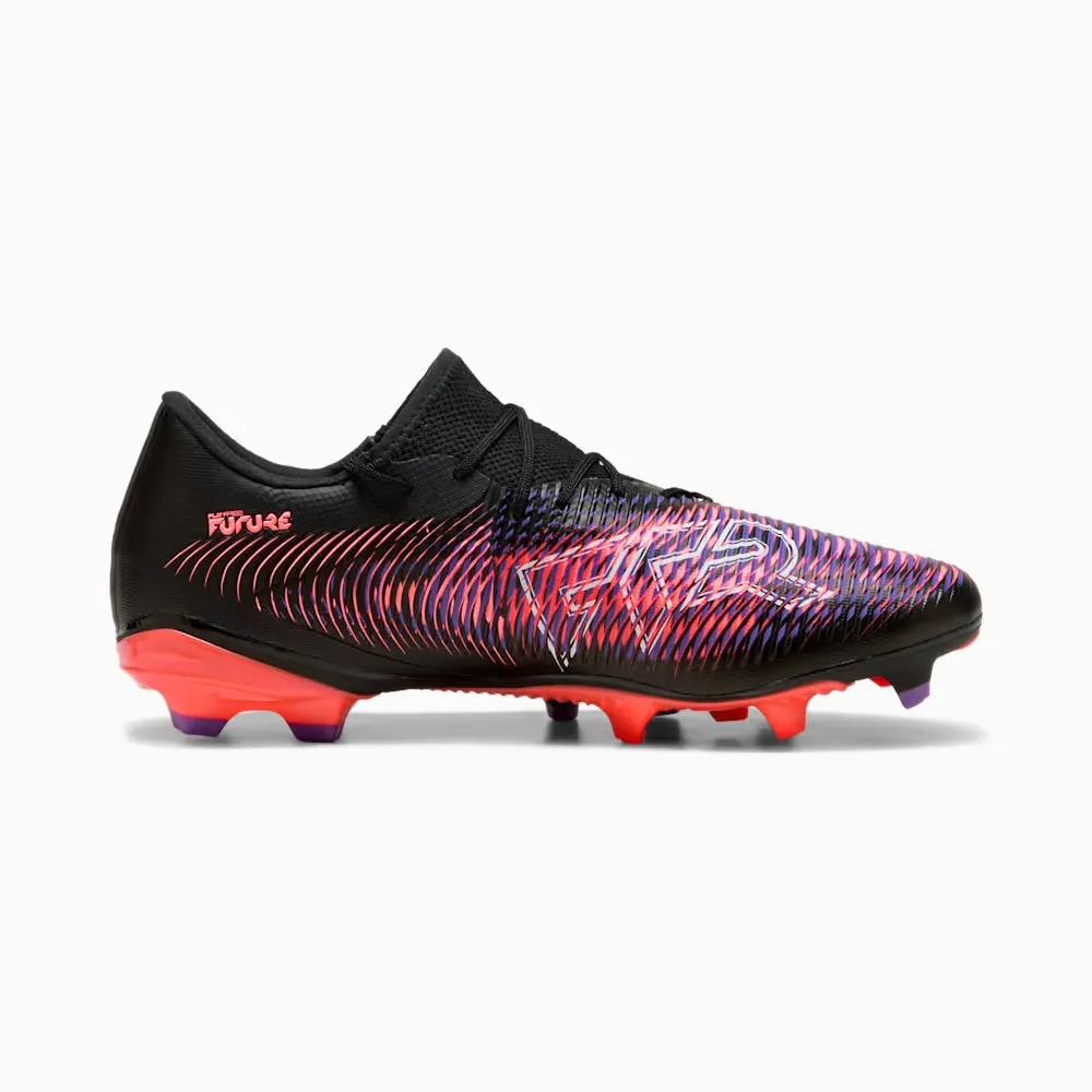 Puma Future 8 Match Low FG/AG Low Football Boots (Black/White/Glowing Red) Pause Step Work Hike