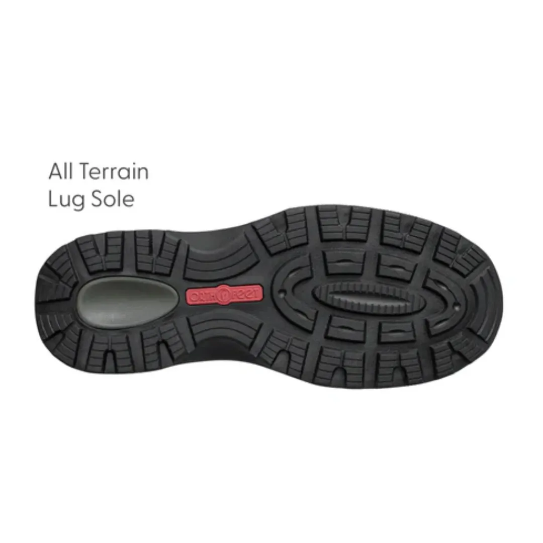 Orthofeet -  Dakota - Olive High Traction Weekend Wanderer Shock Absorbing Remote Hiking