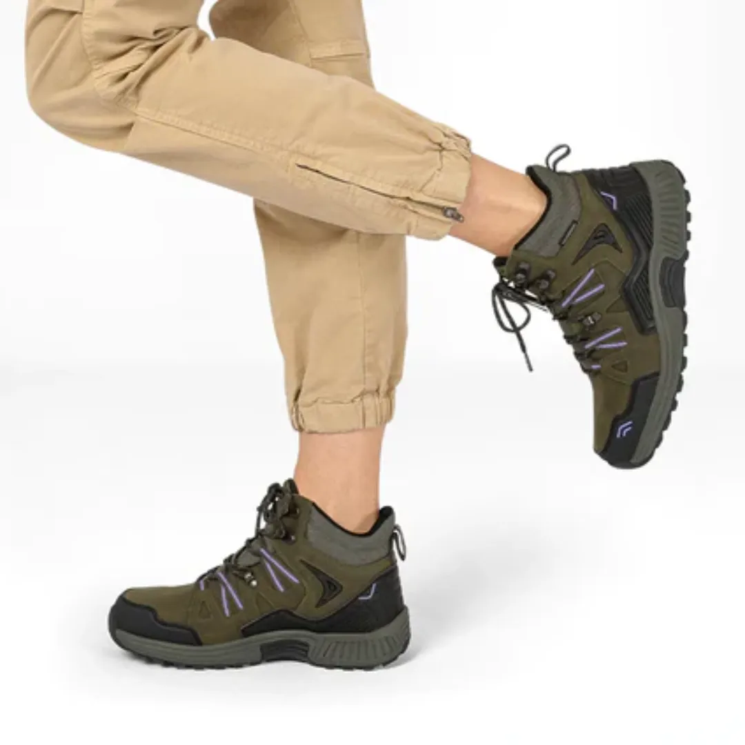 Orthofeet -  Dakota - Olive Closed Toe CushionedSole