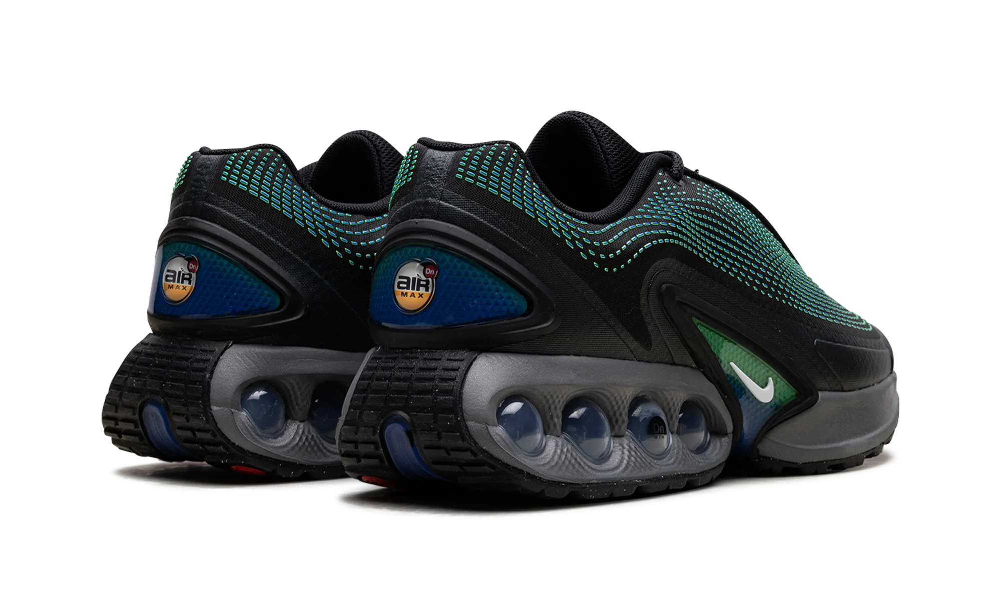 Air Max Dn "Black Rage Green" marathoning shoes