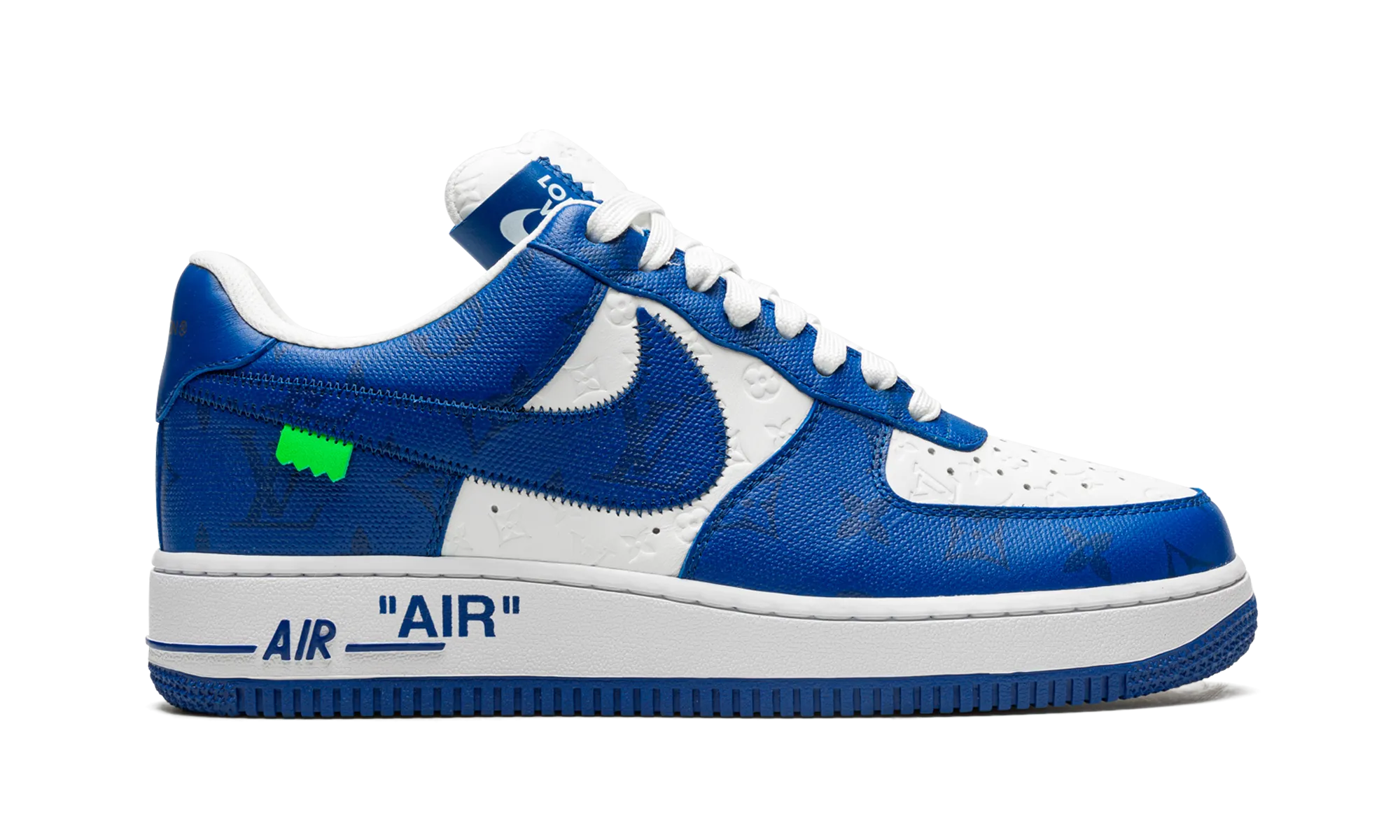 Louis Vuitton Air Force 1 Low "Virgil Abloh - White/Blue" Subtle Detail Everyday Support