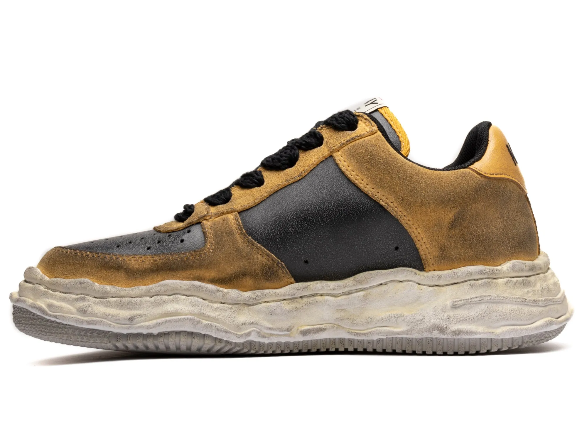 Maison Mihara Yasuhiro Wayne Low in Yellow/Black Reinforced toe