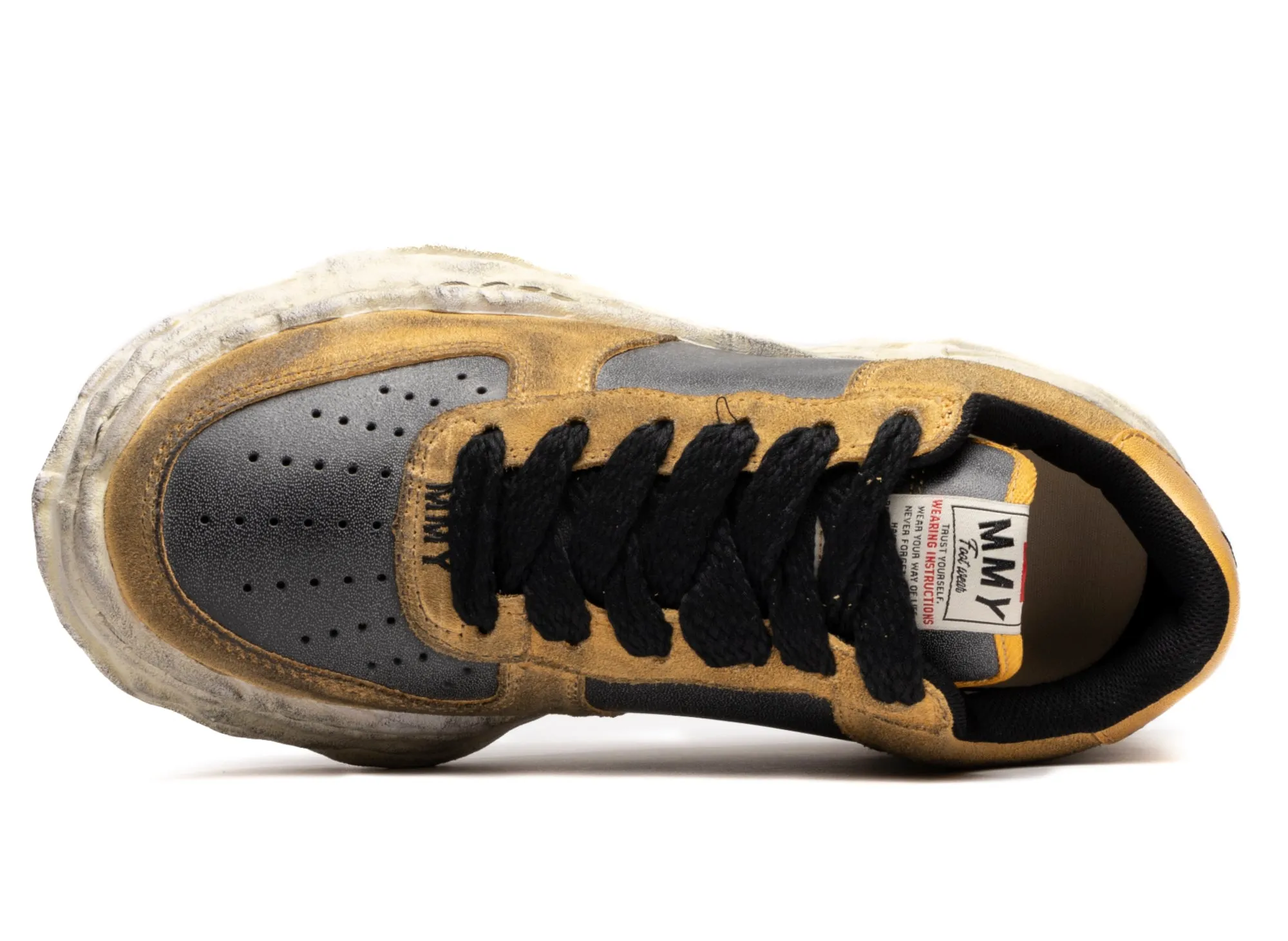 Maison Mihara Yasuhiro Wayne Low in Yellow/Black Winter Base