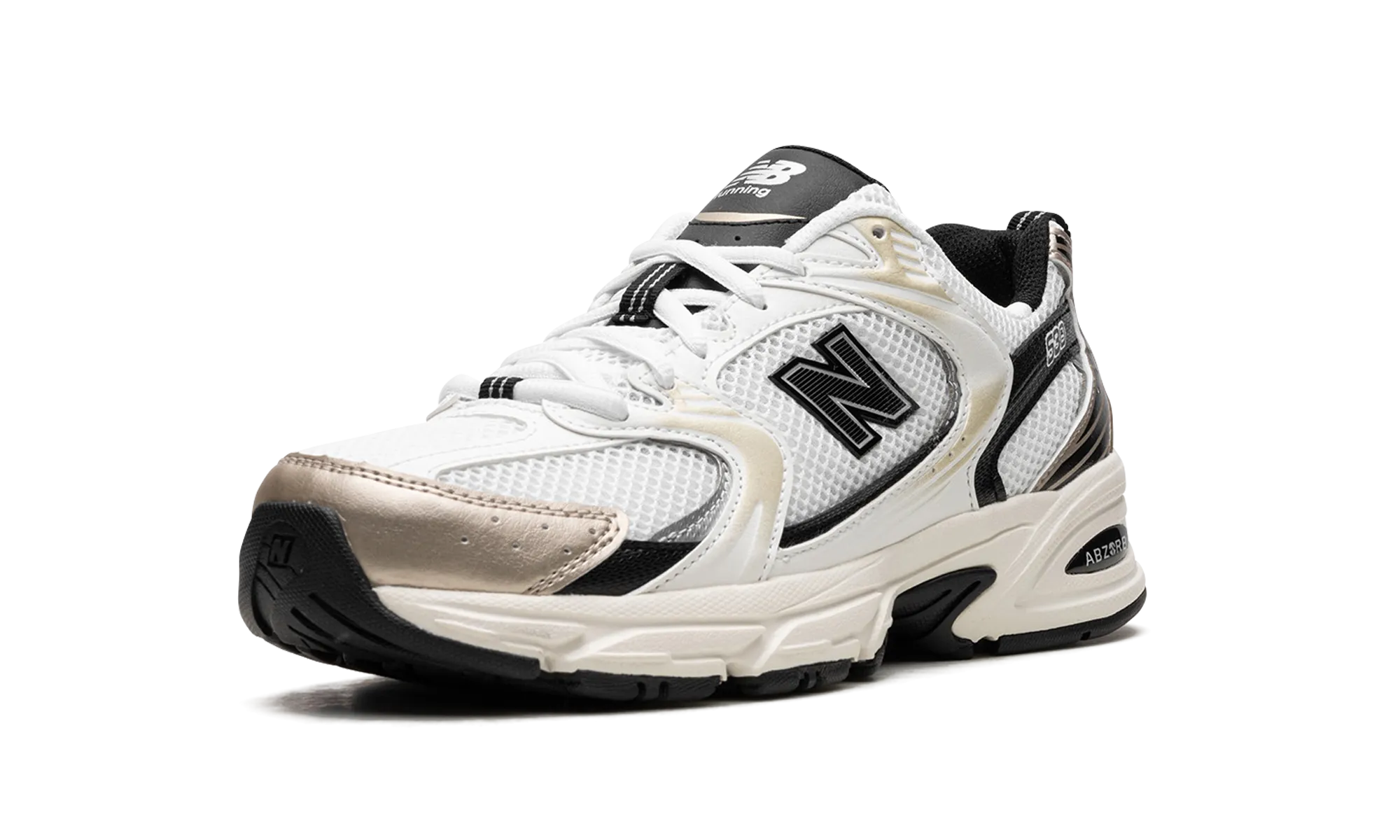 countryside shoes running in poorly - maintained tracks shoes 530 "White / Gold / Black"