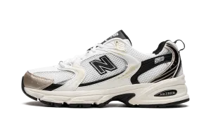 530 "White / Gold / Black" stability - feature shoes men's running footwear