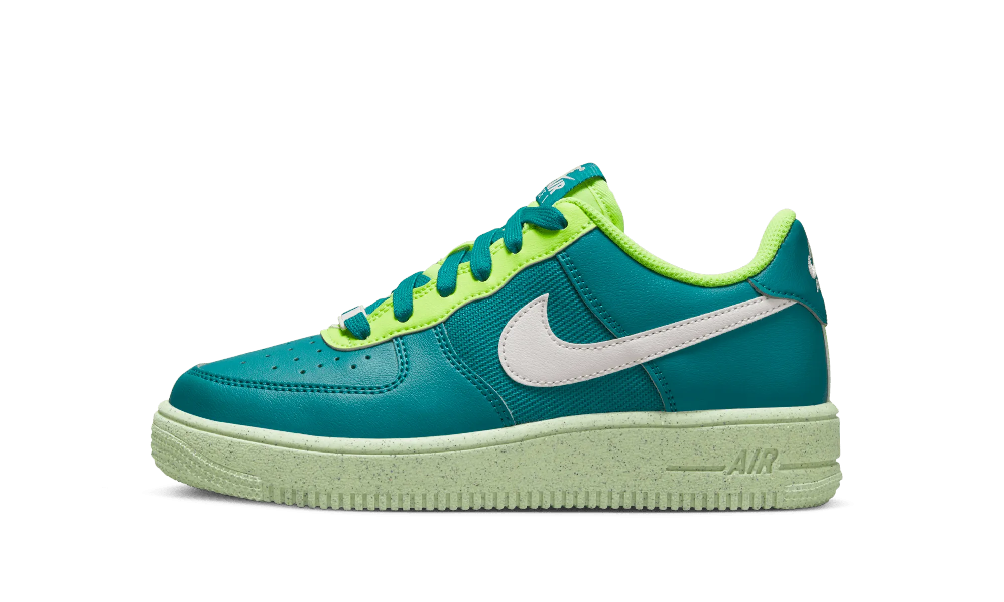 Walk Lifestyle Air Force 1 Crater Next Nature GS "Bright Spruce Volt"