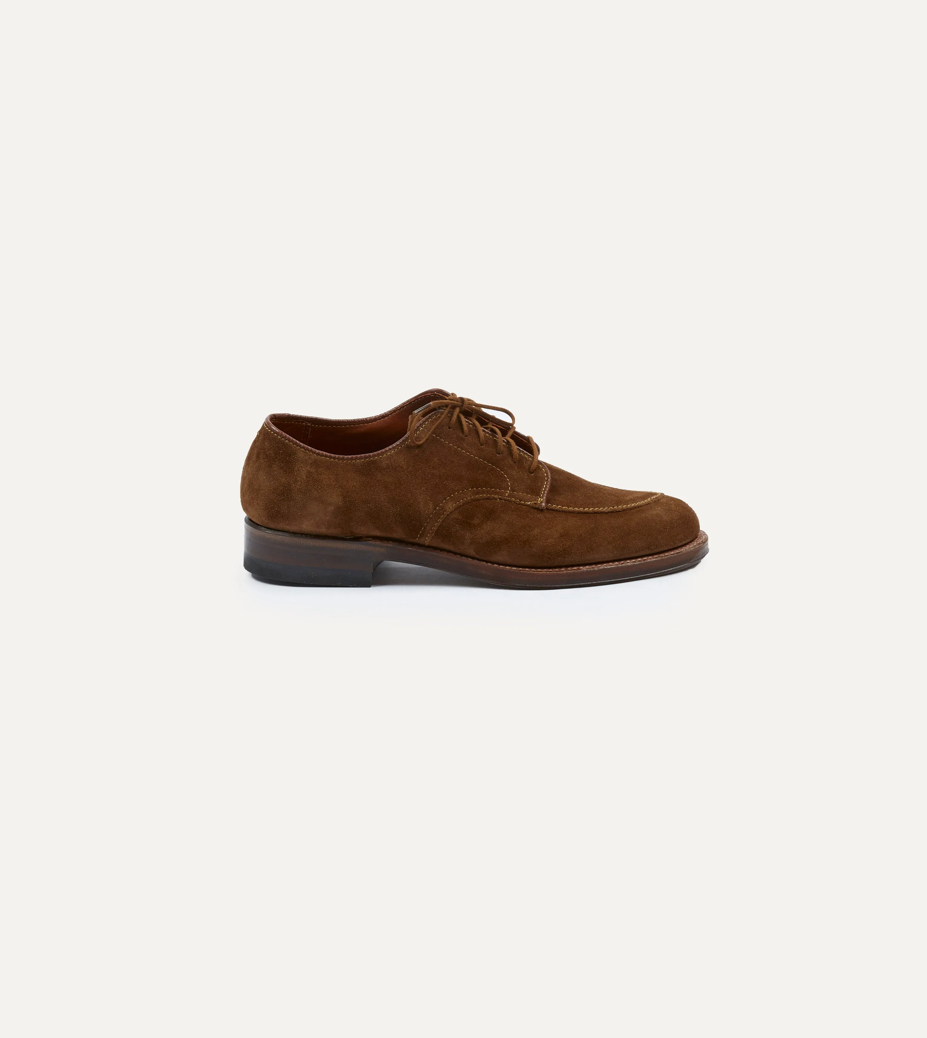 Alden Snuff Suede Algonquin Blucher Lift Step