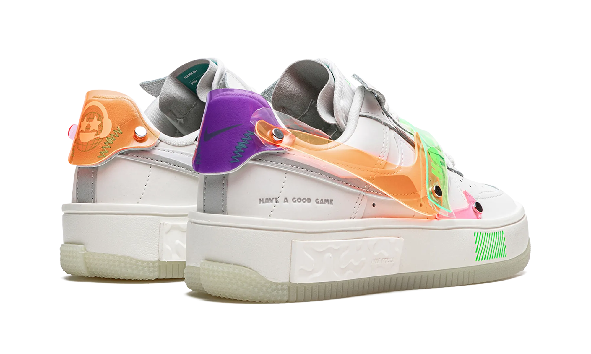 AIR FORCE 1 FONTANKA WMNS "Have a Good Game" Free Flex Groove Design Walk Free