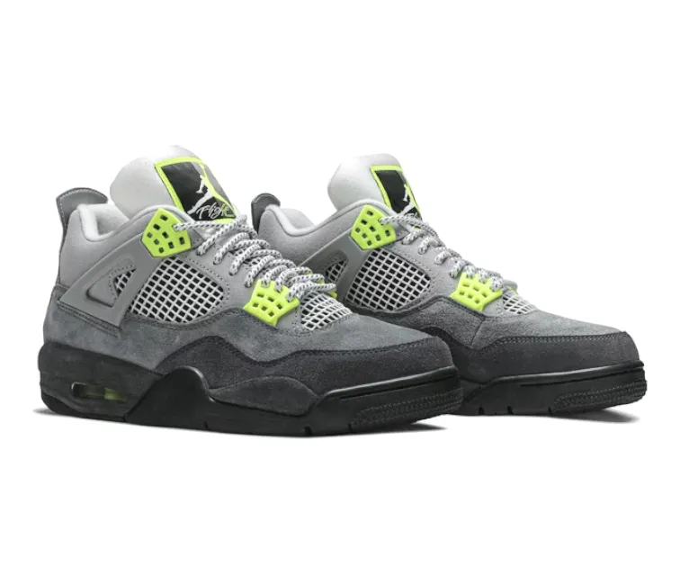 Tread Pattern Optimization Woven Upper Men's Nike Air Jordan 4 Retro SE (Neon 95)