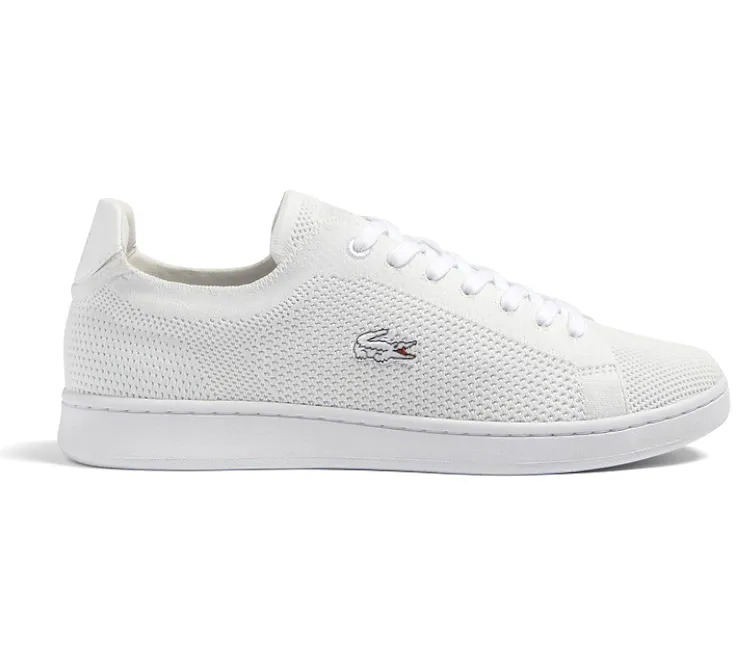 Perforated Upper Design Men's Lacoste Carnaby Piquee 123 2 SMA Textile (Off White)