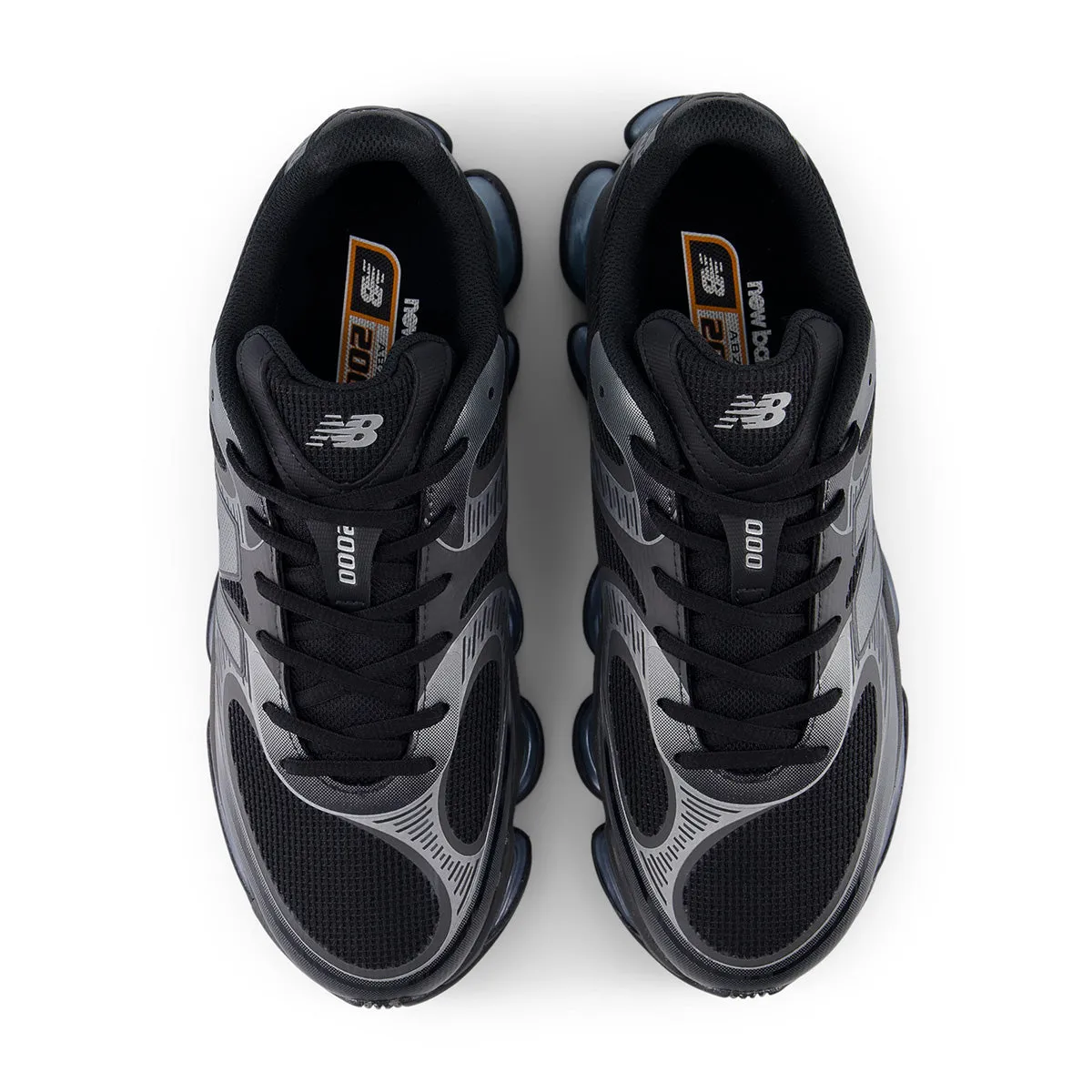 Abzrob 2000 'Silver Black' men's extra - extra - large tennis shoes