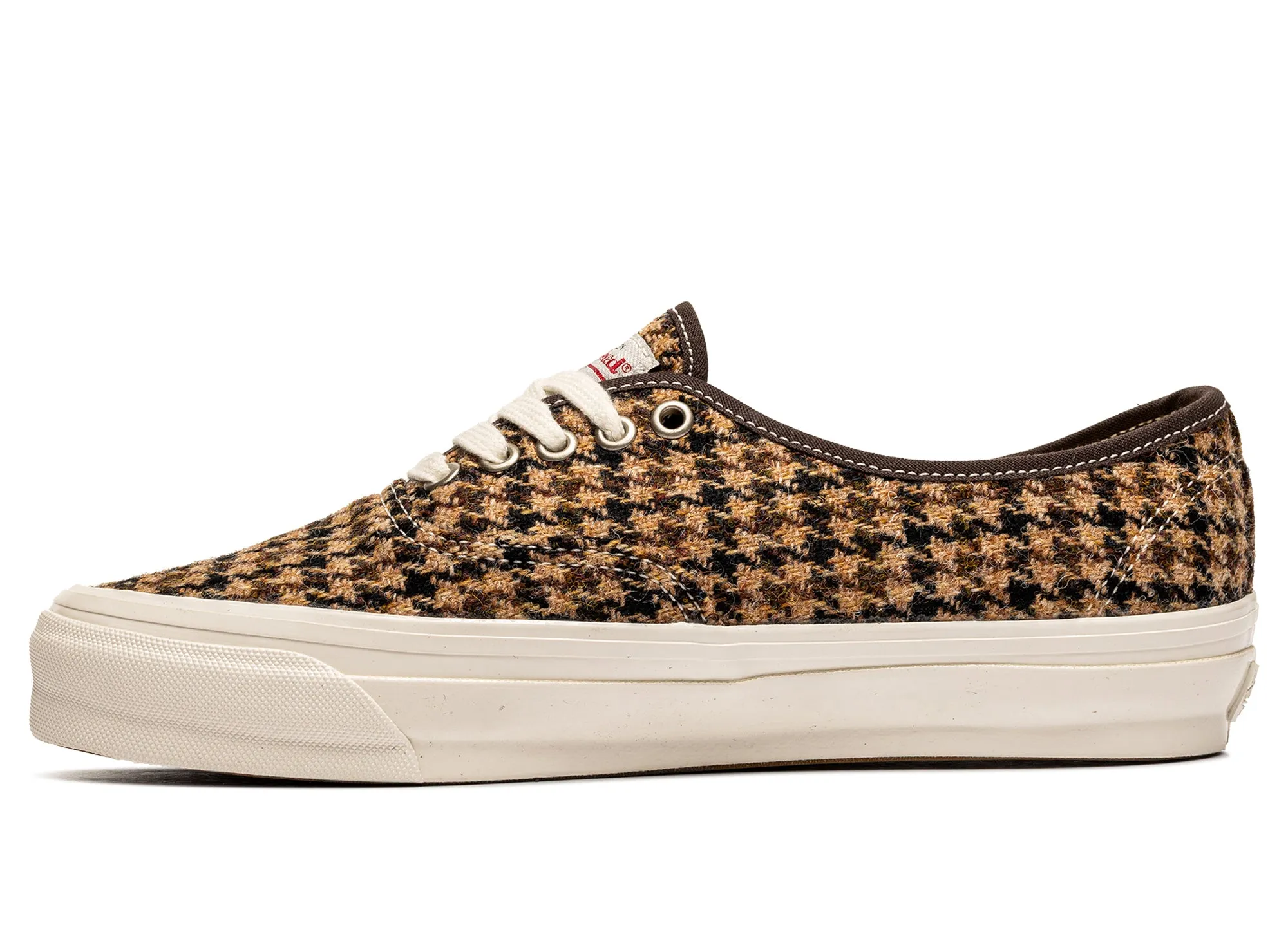 Vans LX Authentic 44 Harris Tweed 'Brown' xld Shiny Tone Foam Lining Running Errands