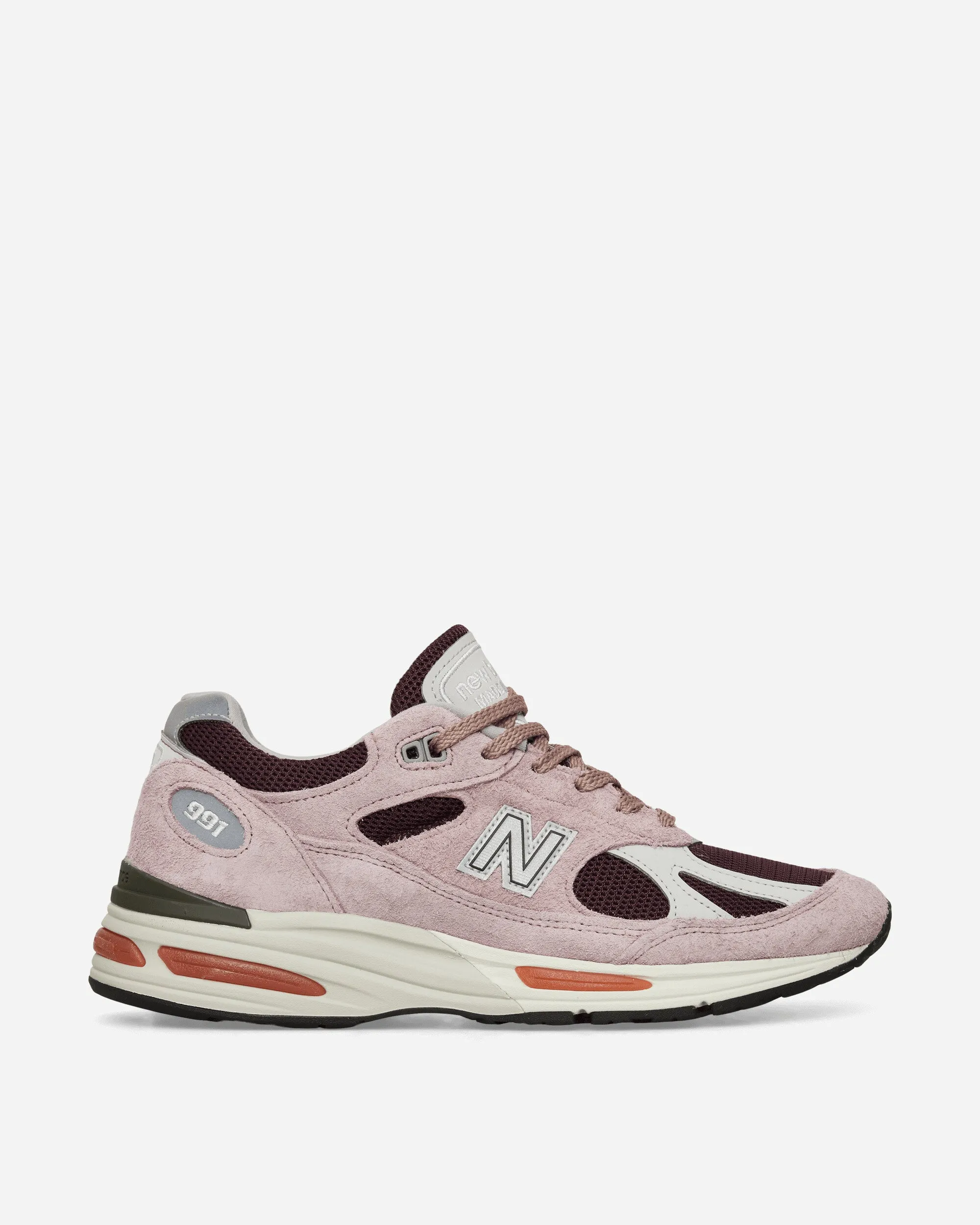 Made in UK 991v2 Grape Sorbet Sneakers Deauville Mauve City Walk Ventilated Footbed