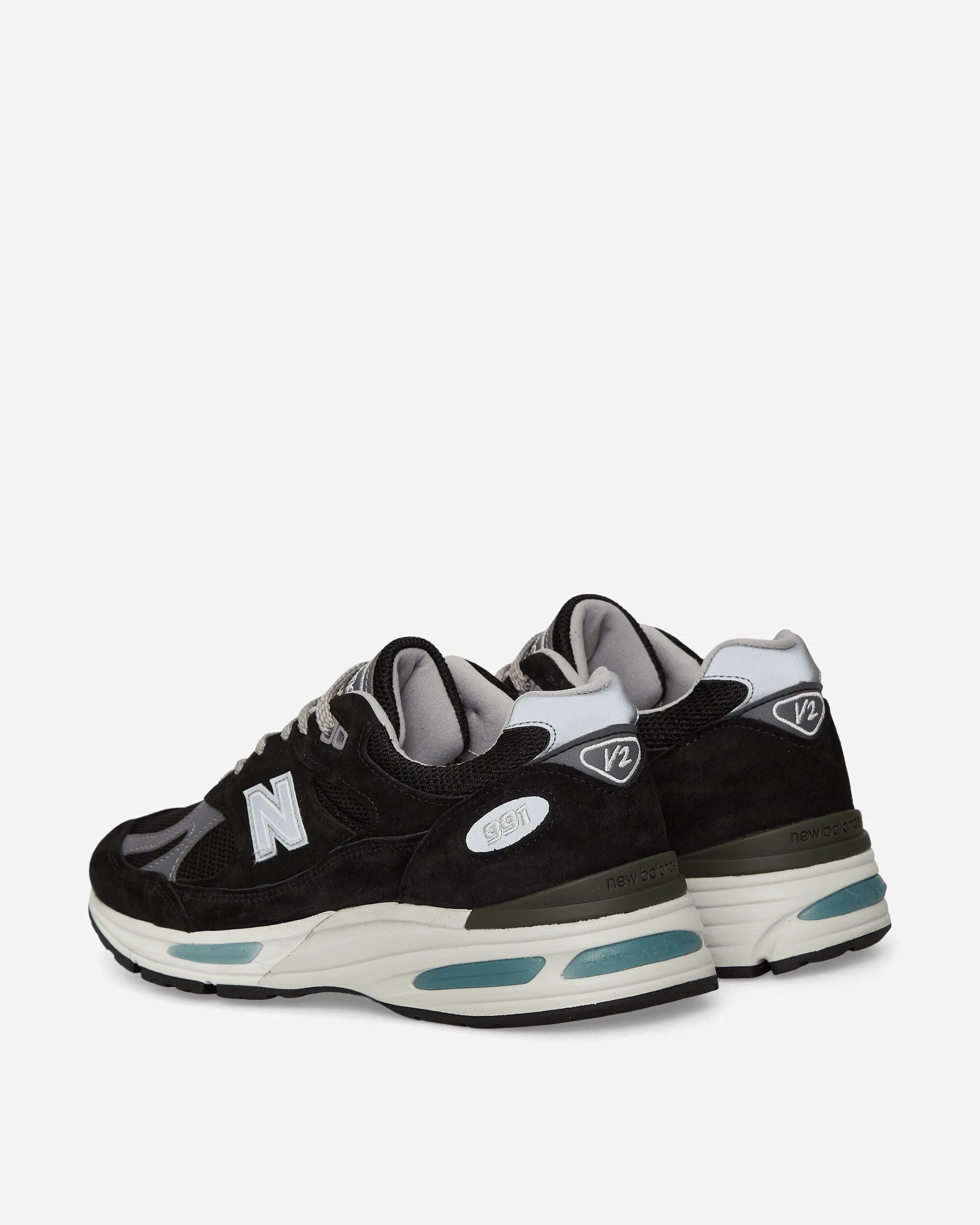 Thermal Bonded Seams Made in UK 991v2 Sneakers Black / Smoked Pearl / Silver