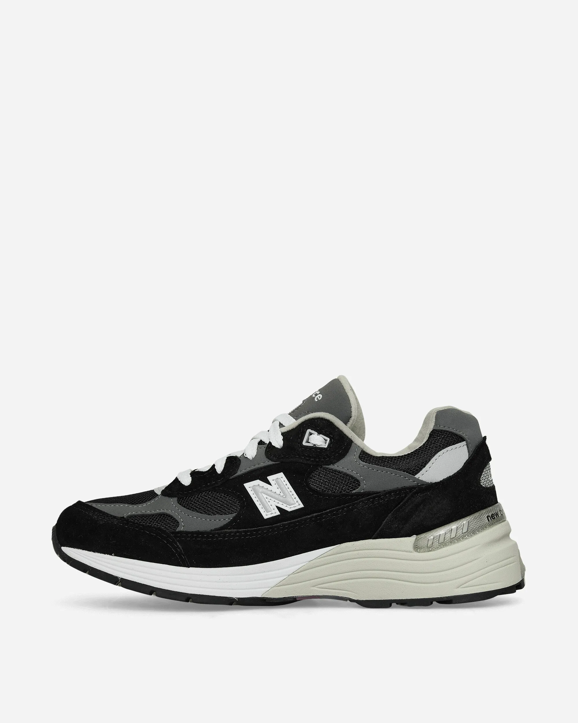 Sporty arch Durable Design Made in USA 992 Sneakers Black / Grey