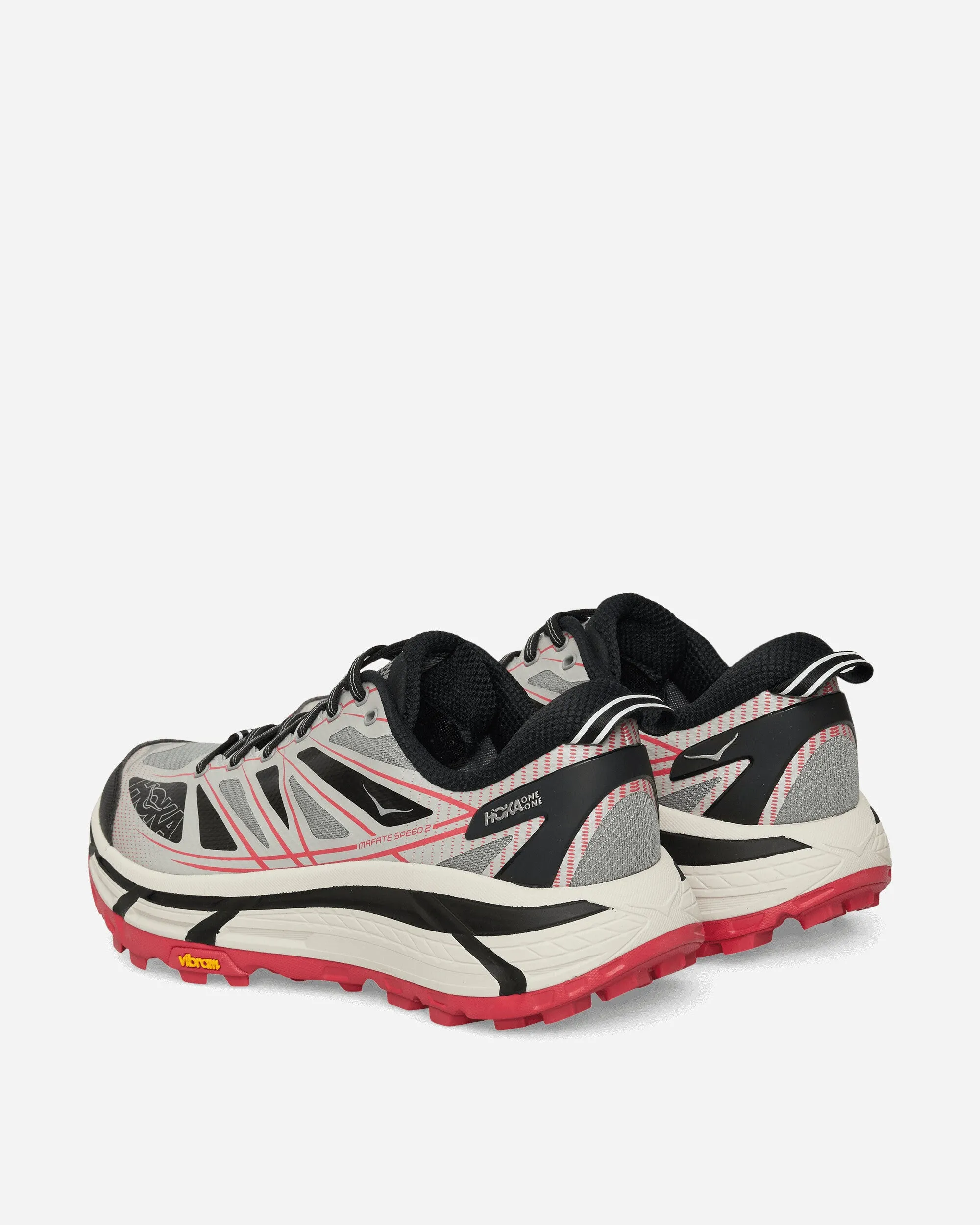 Mafate Speed 2 Sneakers Galactic Grey / Ruby Red Fashionable Look