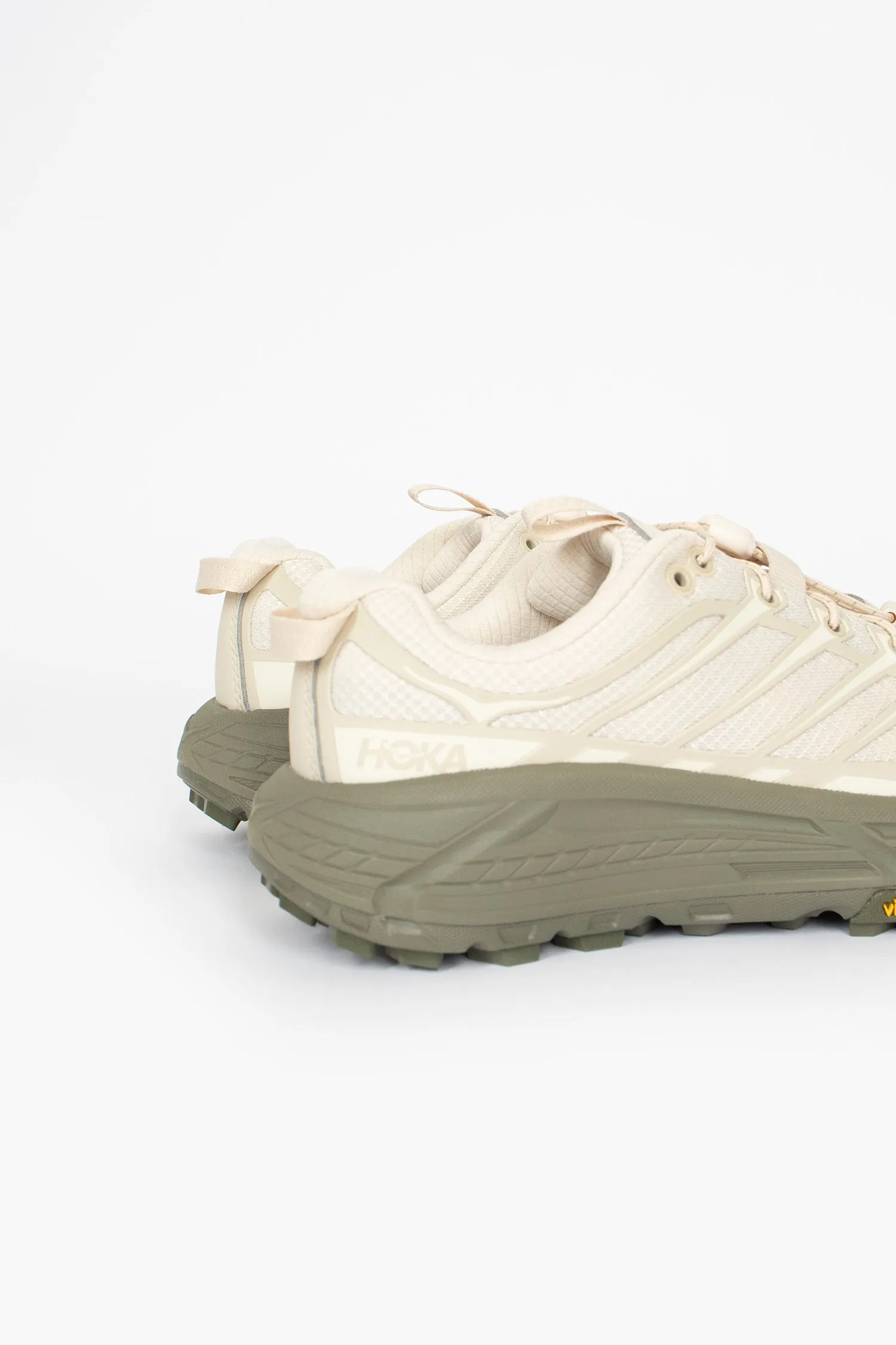 Mafate Three2 Oat milk /Eucalyptus Abrasion Resistant Toe Caps Torsion Rigidity