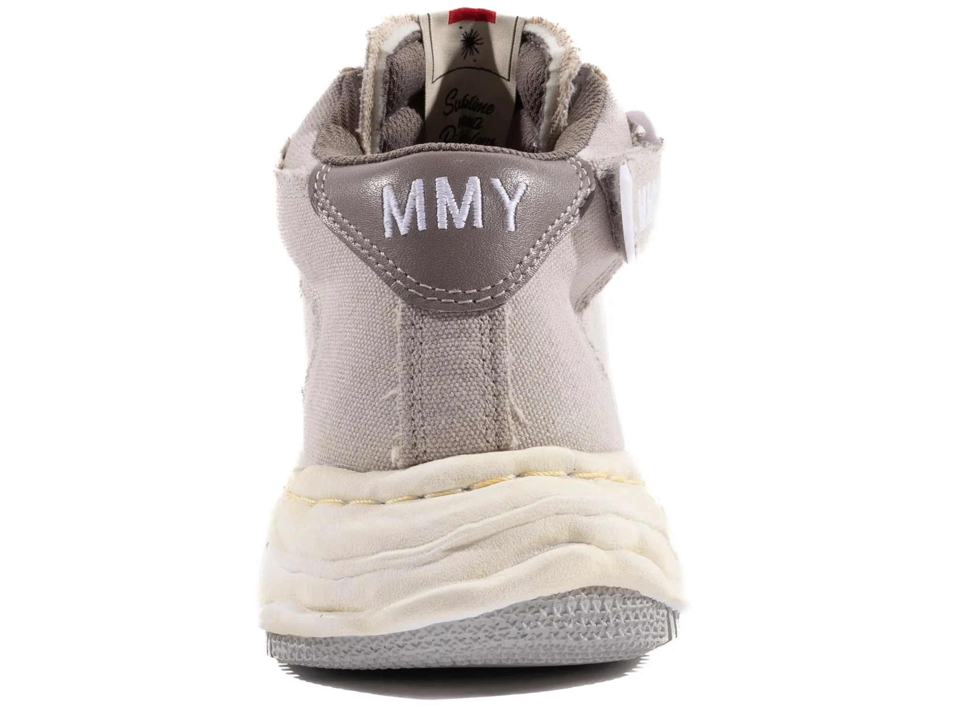 Meta Move Maison Mihara Yasuhiro Canvas Wayne High-Top Sneaker in Grey