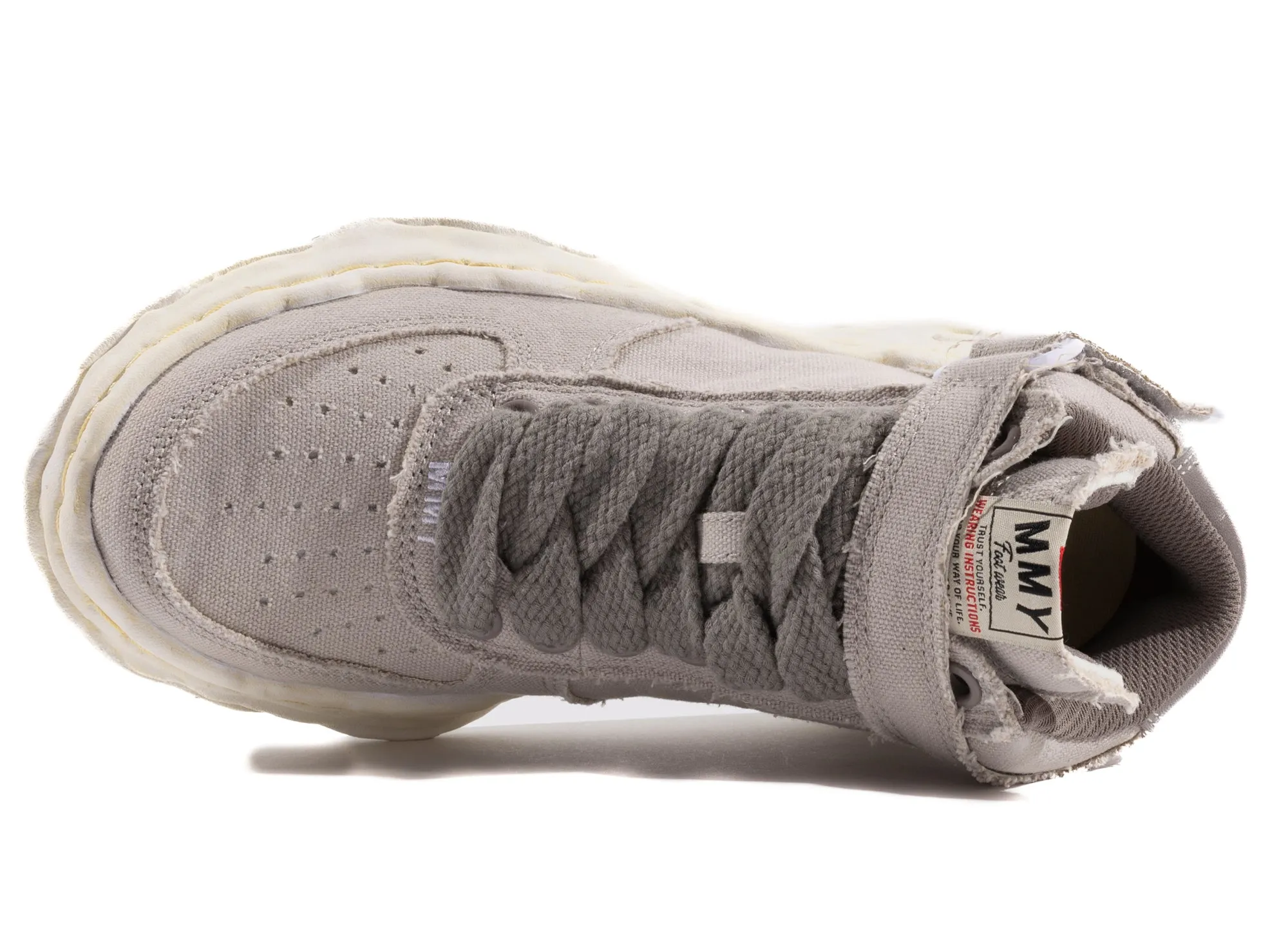 Canvas Stable base Maison Mihara Yasuhiro Canvas Wayne High-Top Sneaker in Grey