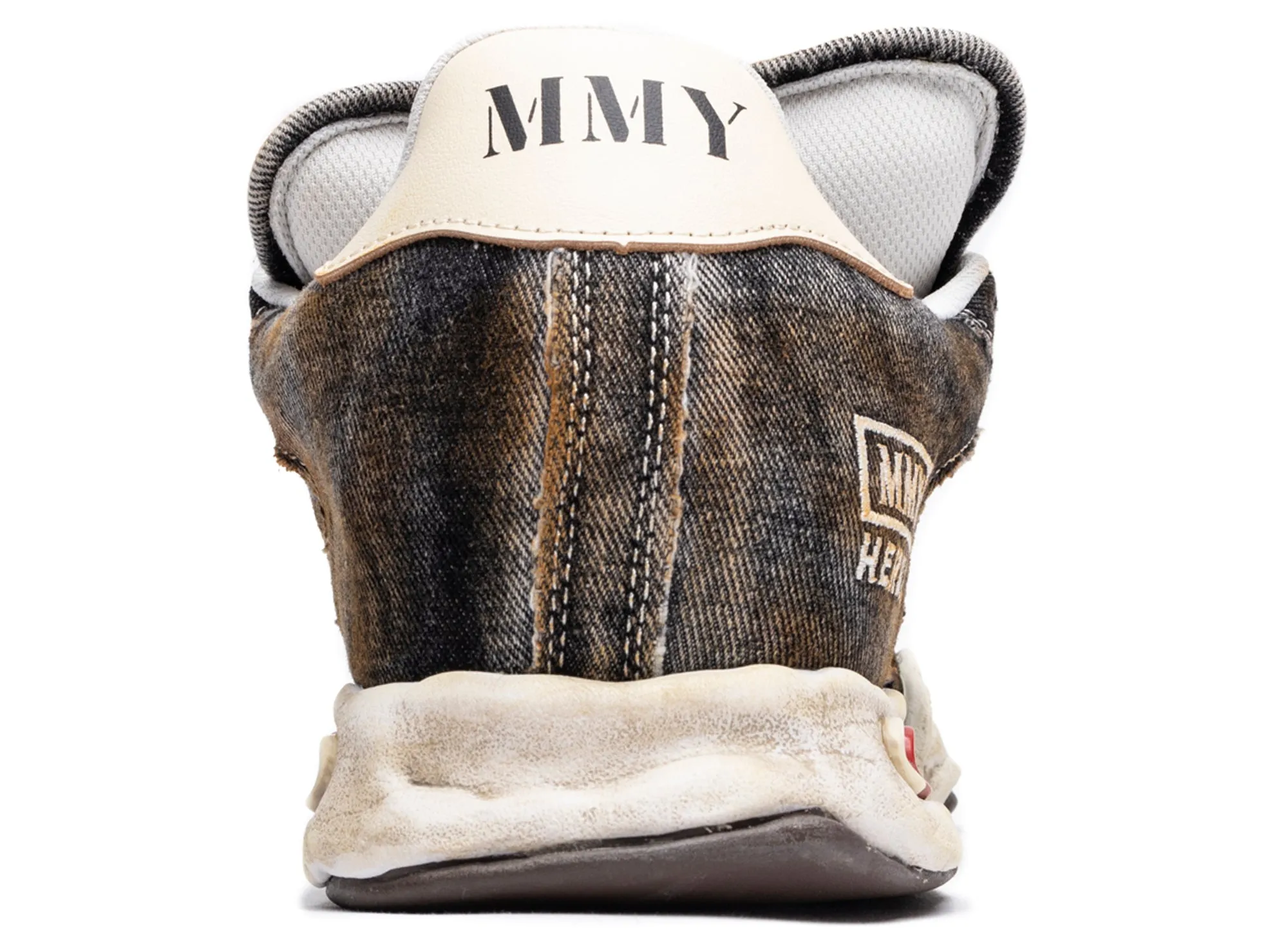 Maison Mihara Yasuhiro Denim Herbie Puffer in Black Night Glow