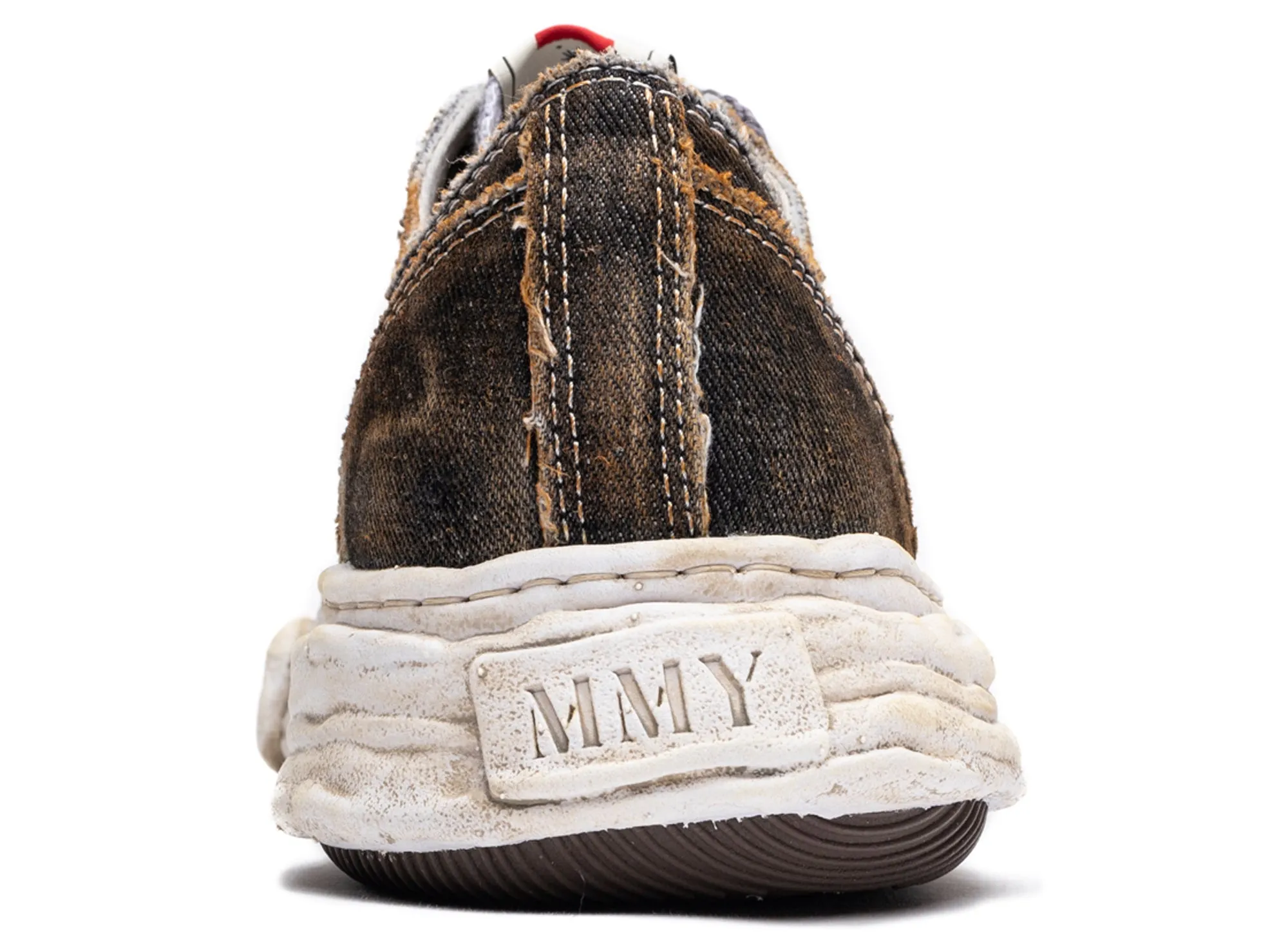 Maison Mihara Yasuhiro Denim Peterson Low in Black Stretch Fabric Active People Quick Motion