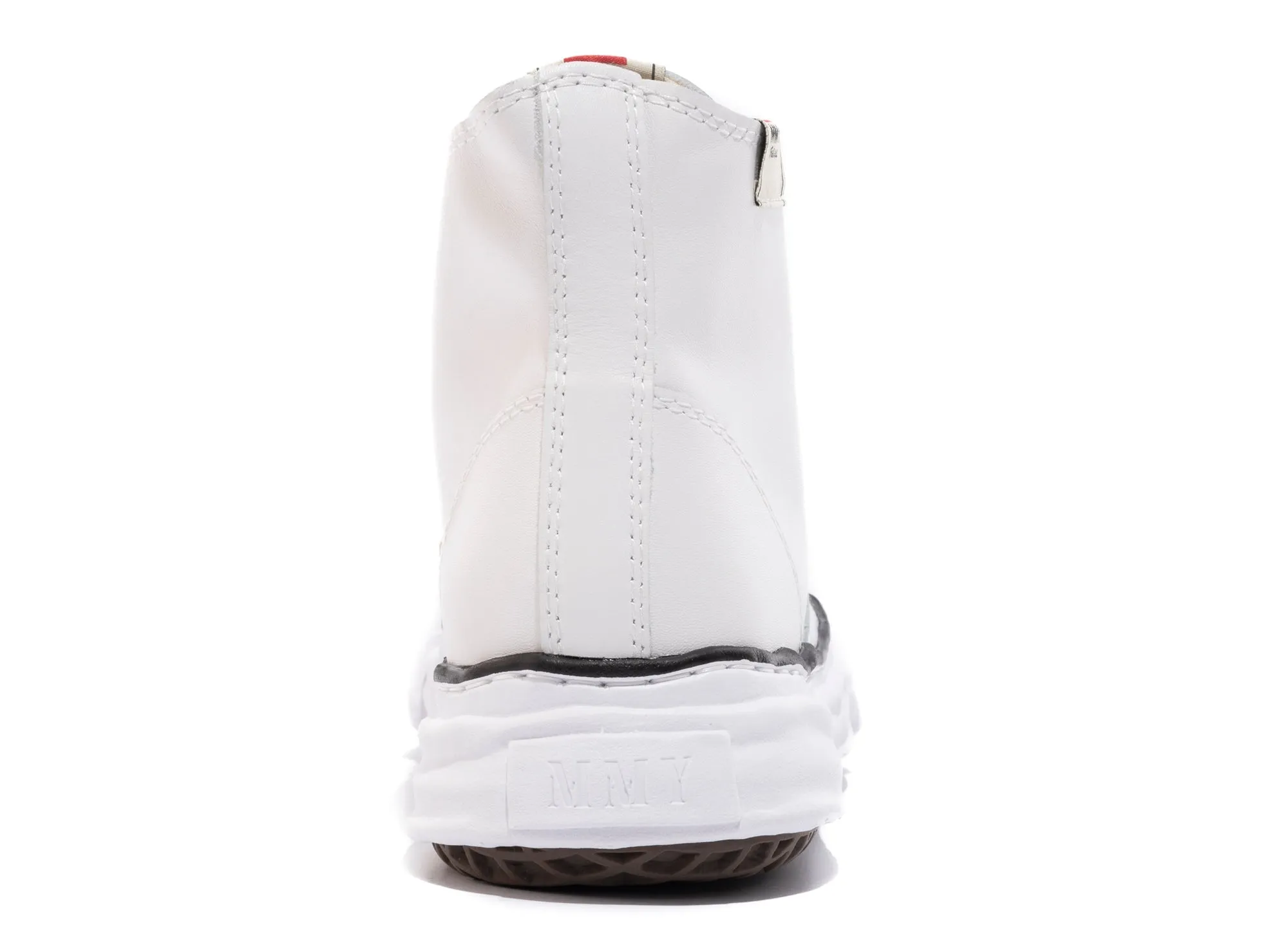 Cyber Mode Maison Mihara Yasuhiro High Top Lace Up Sneaker in White