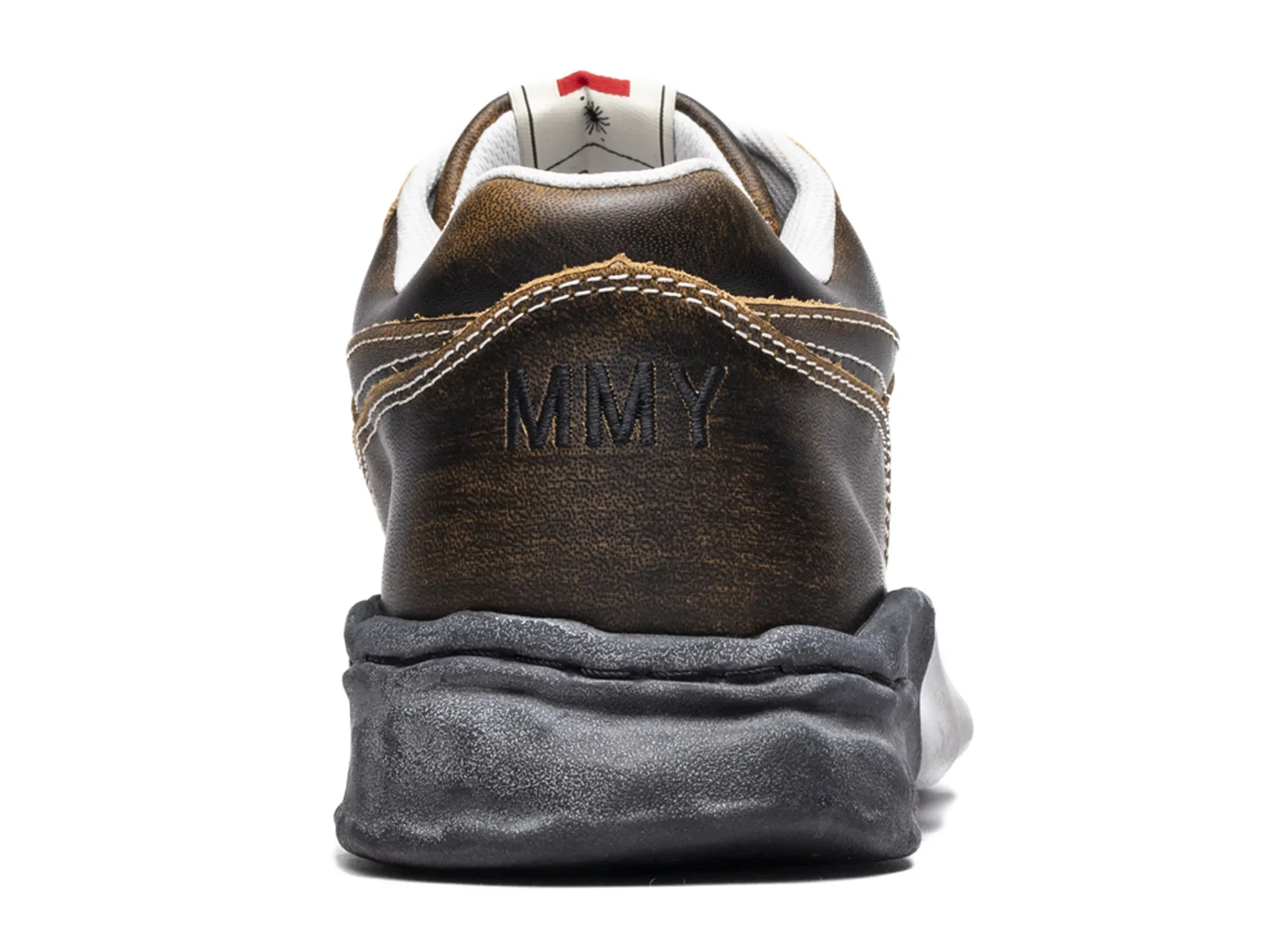 Maison Mihara Yasuhiro Leather Parker OG in Black Durable Build Hiking Trails