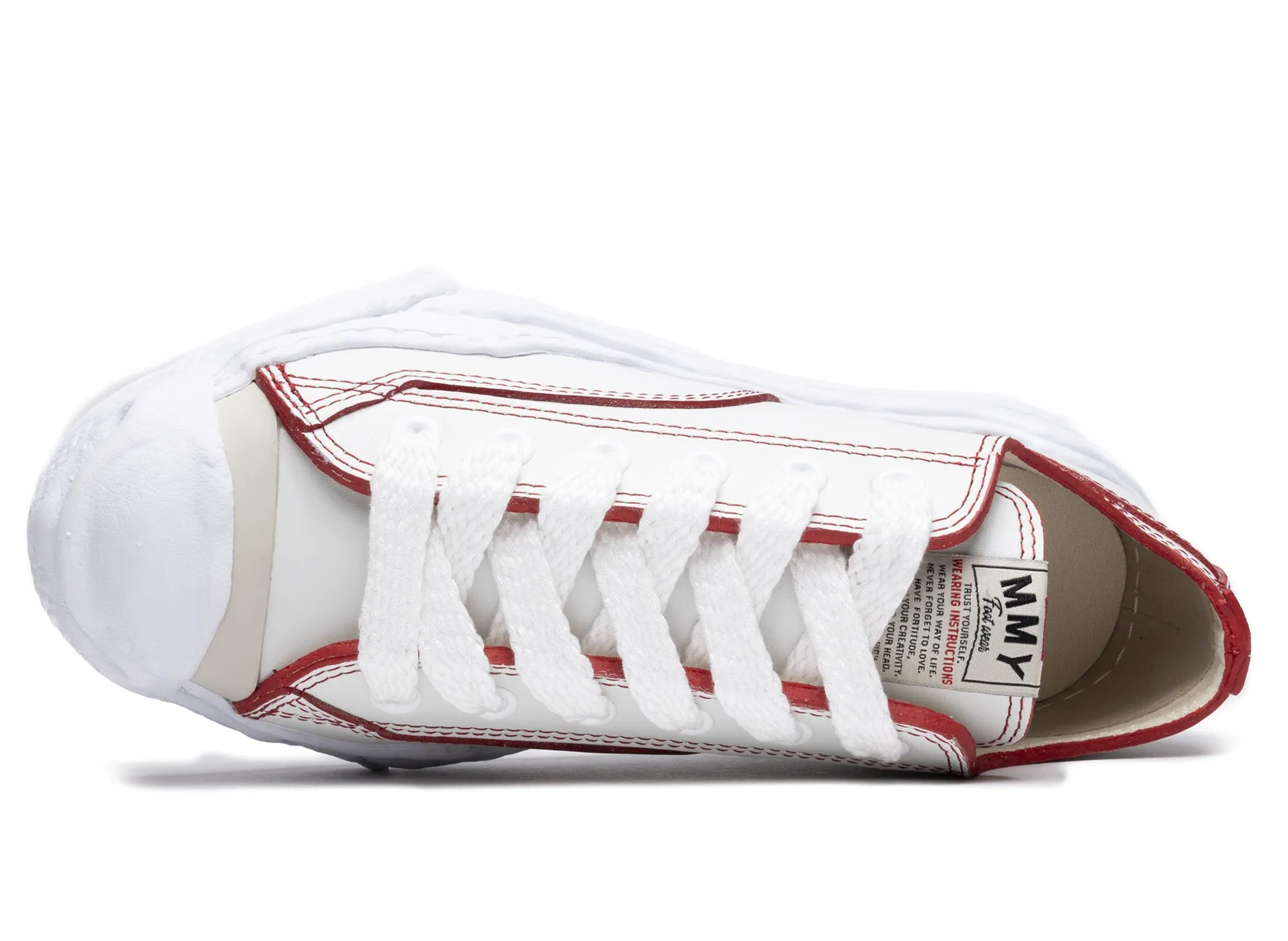 Dream Walk Maison Mihara Yasuhiro Leather Peterson Low in White