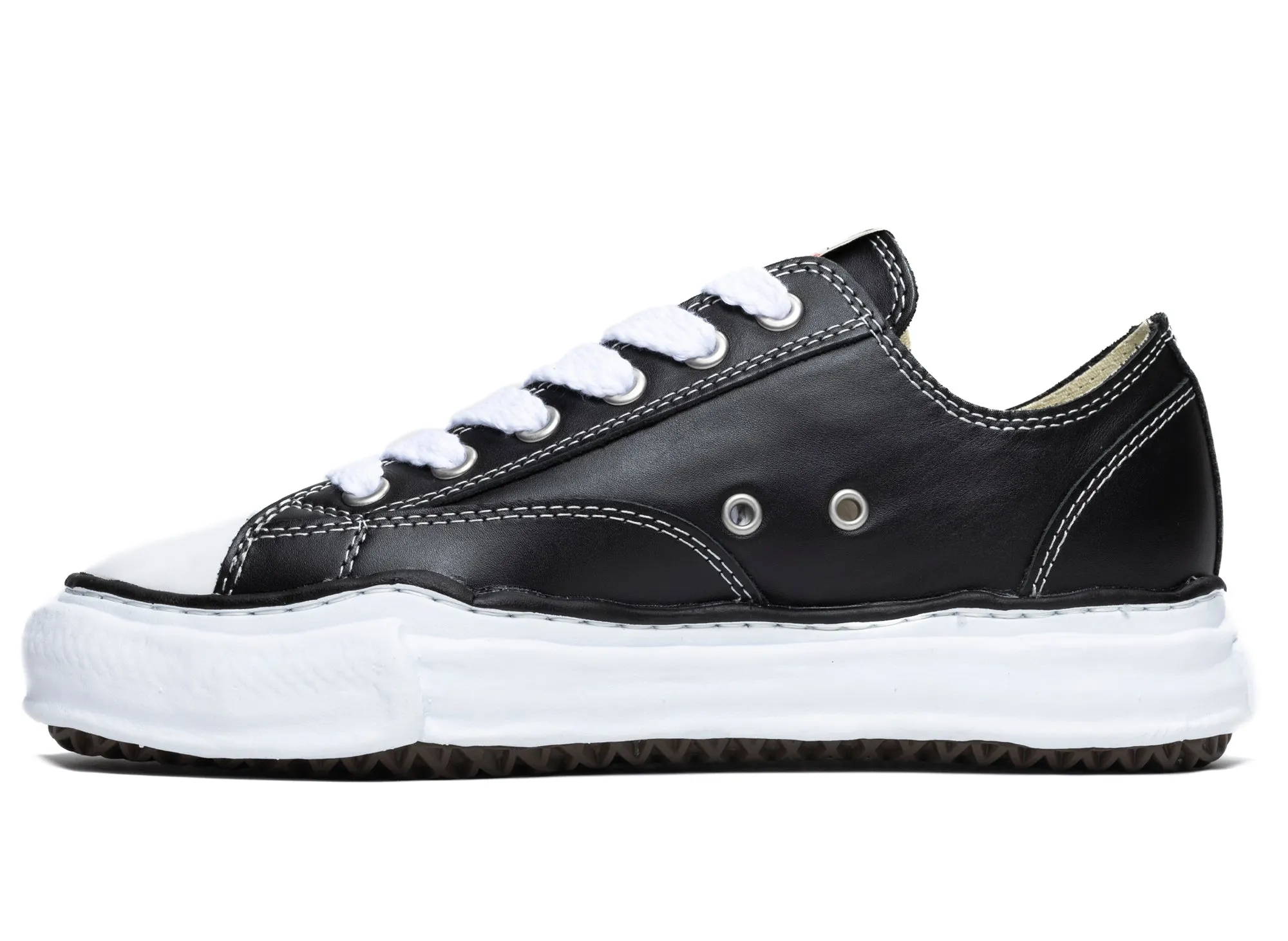 Weekend Casual Maison Mihara Yasuhiro Low Top Lace Up Sneaker in Black