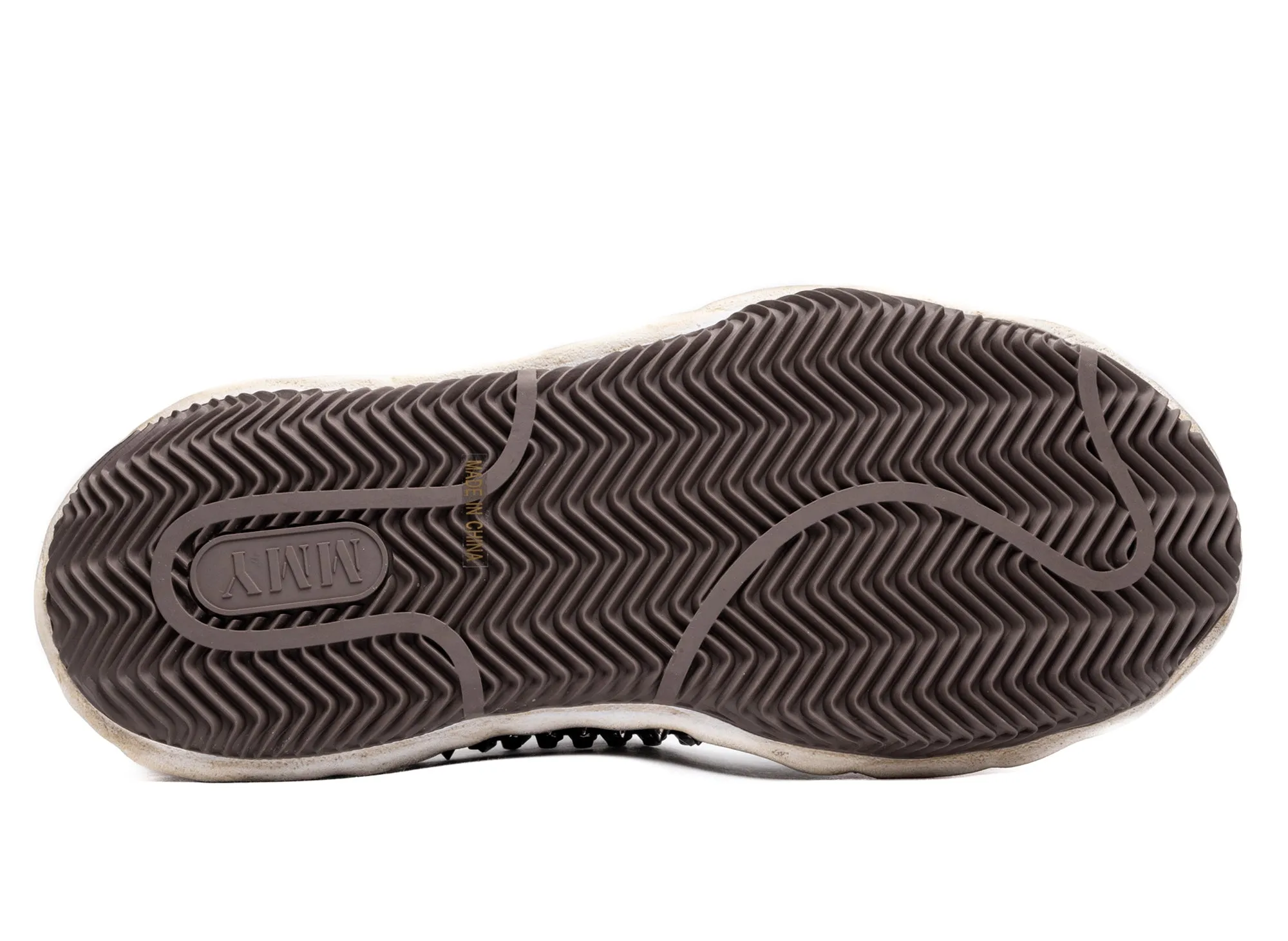 Street Cool Gloss Mood Maison Mihara Yasuhiro Spiked Blakey Low in Black/White