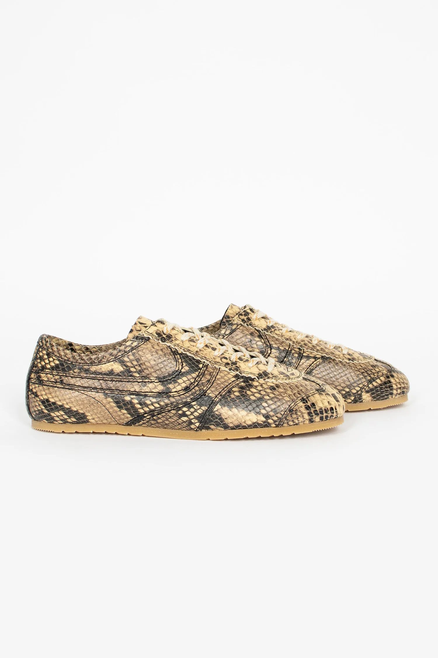 Marathon Leather Sneaker Beige Hyper Elastic Cushion