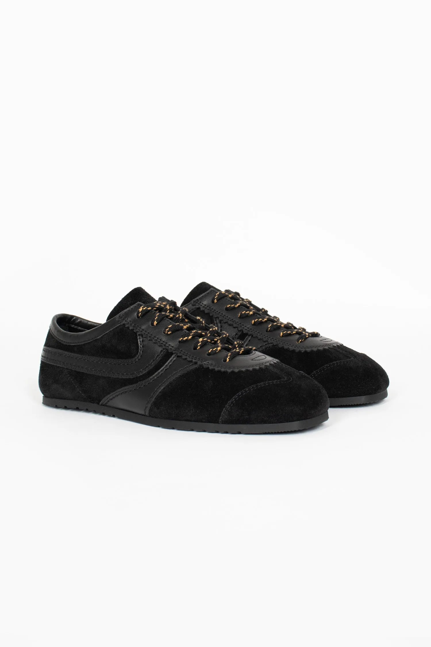 Marathon Suede Sneakers Black day use Durable TPU