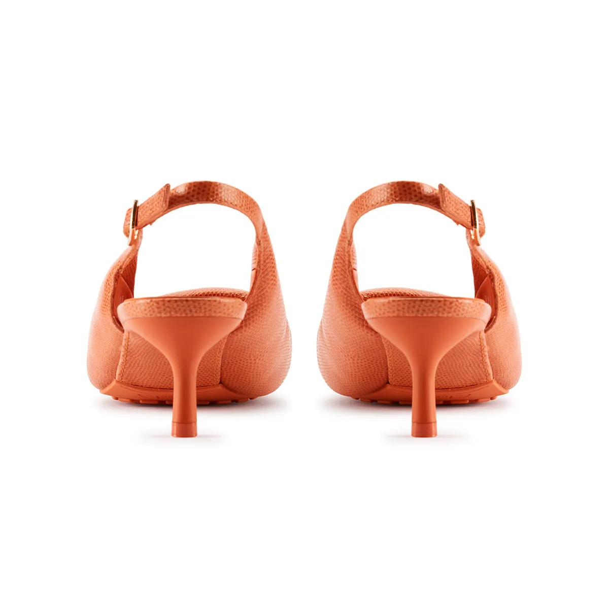   Martine rose Wmns CUR Sling 1 'Orange Interest Leather' Cushioned arch Stylish Support