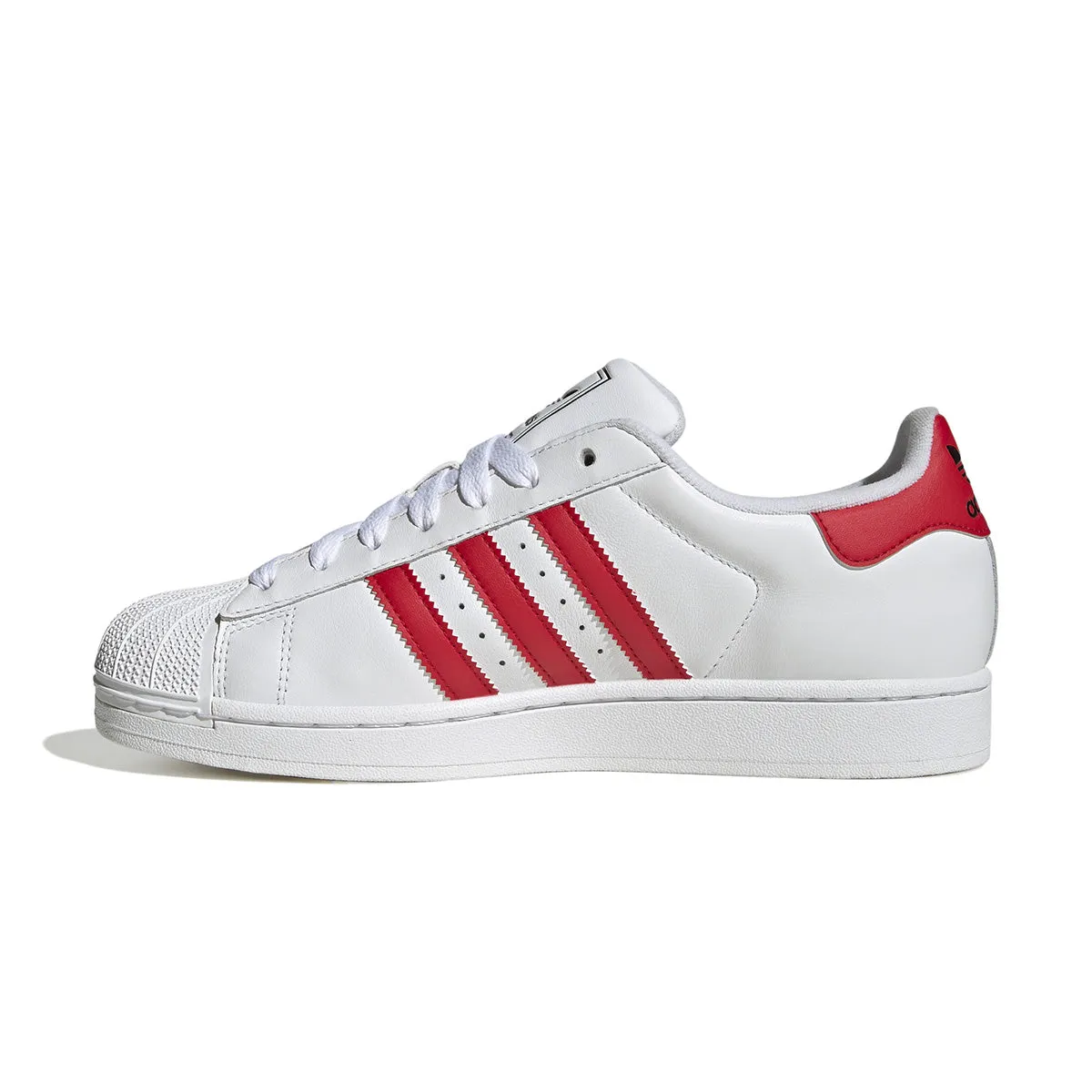 Padded shock absorption toddlers Superstar II 'White Better Scarlet'