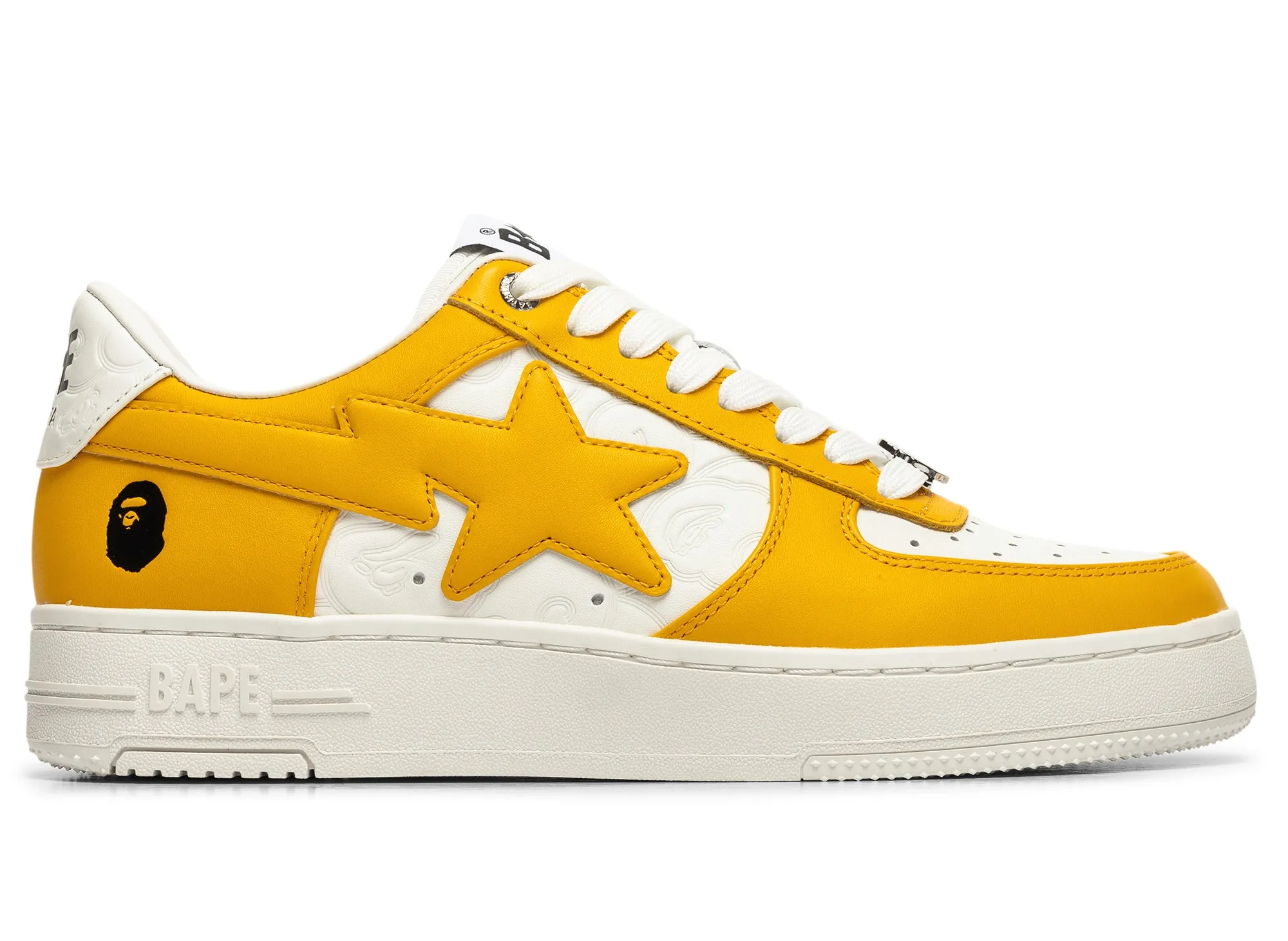 Comfort Wedge A Bathing Ape Bape Sta #3 M1 in Orange