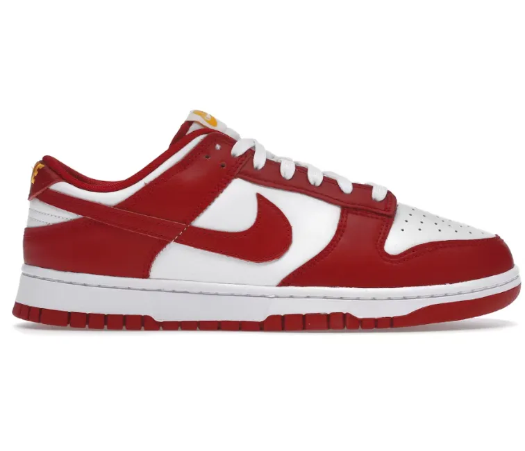 Mens Nike Dunk Low (USC Gym Red) Adaptive Fit Design Versatile Footwear