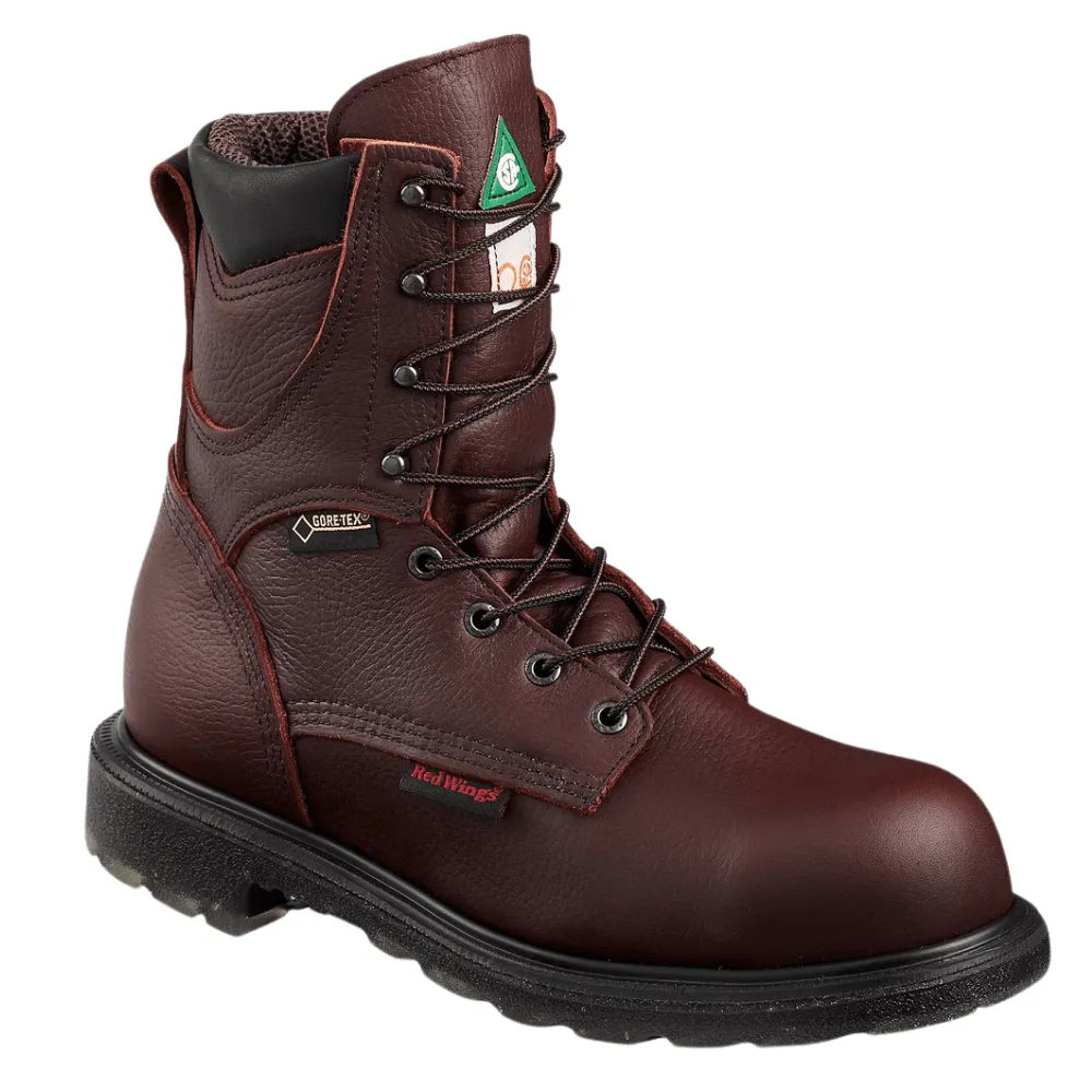 Red Wing Insulated Work Boots Steel-Toe Supersole? 2.0 8-INCH BOOT - 2412 Comfortable Stretch Versatile Performance