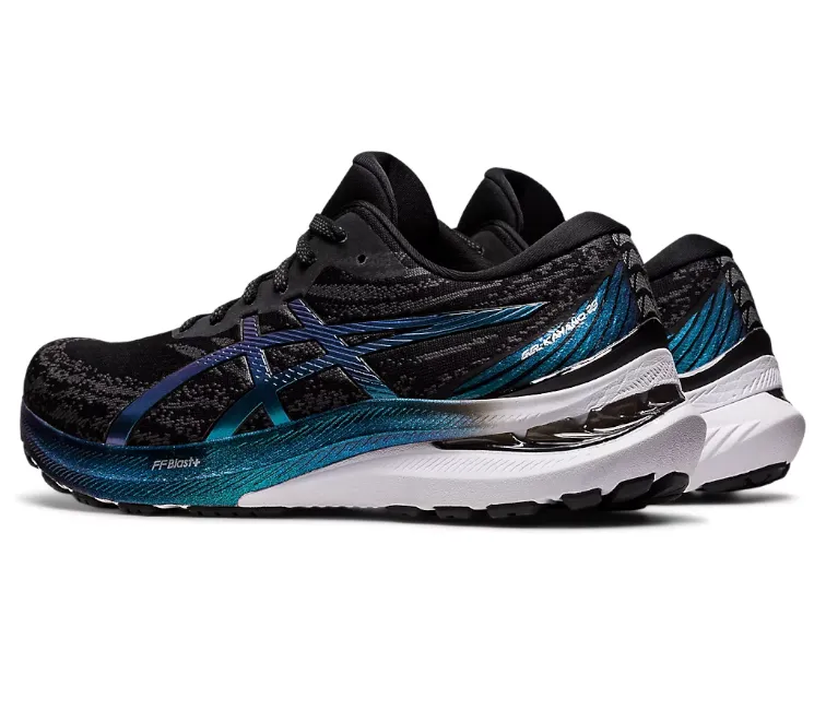 Men's Asics Gel-Kayano 29 Platinum (Black/Blue) Breathable Ease