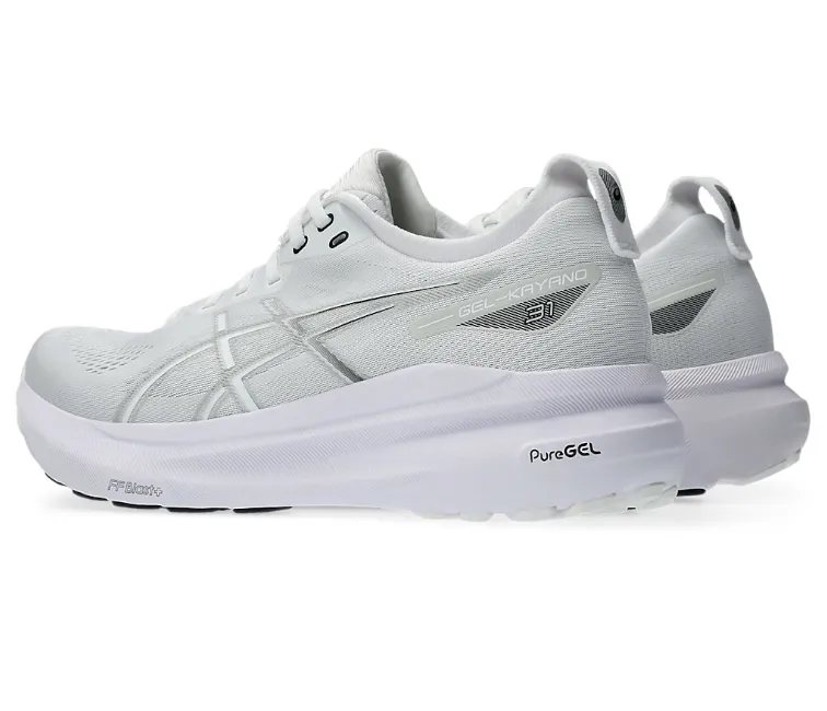Pace Control Mens Asics Gel Kayano 31 (White/Concrete)